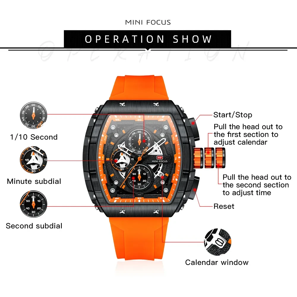 Luxury chronograph watch Bowlift by Bowlift