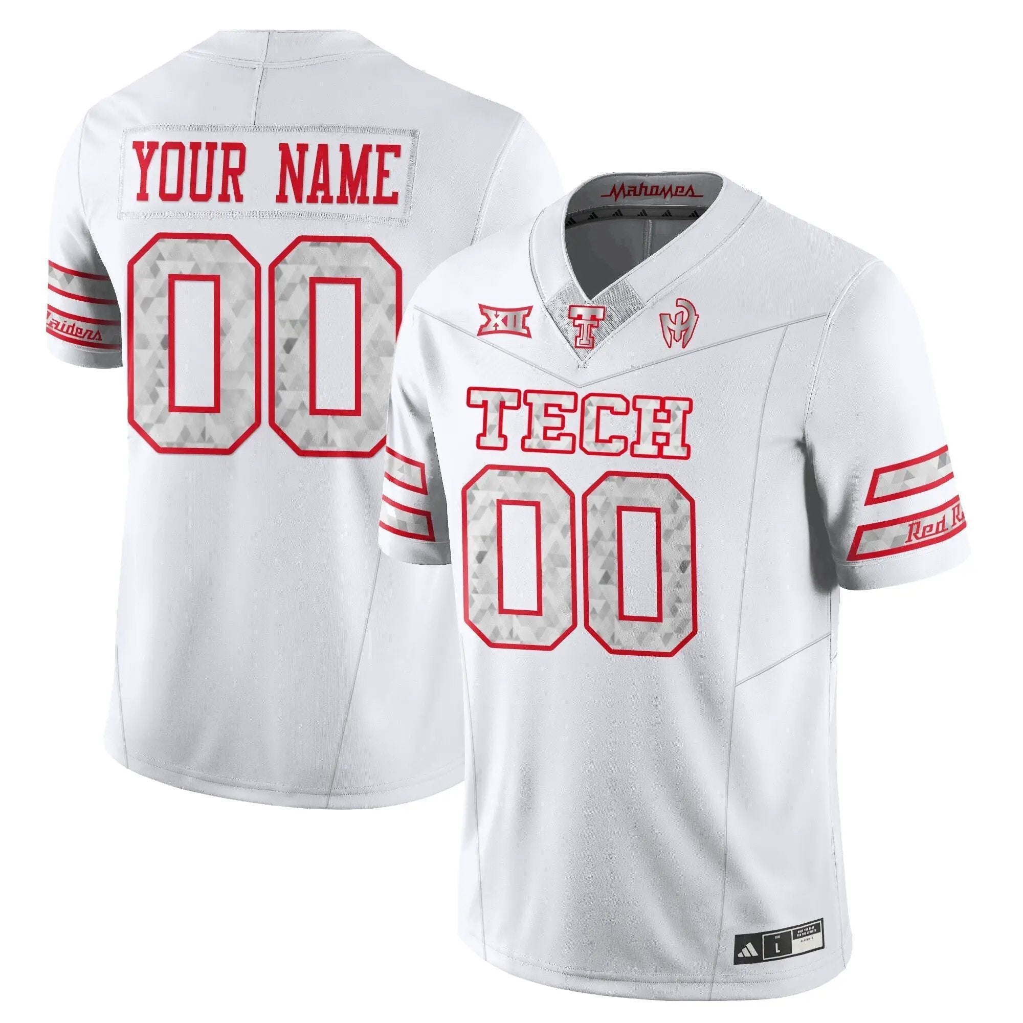 Texas Tech Football GalvanICED Custom Jersey by Texas Tech Red Raiders