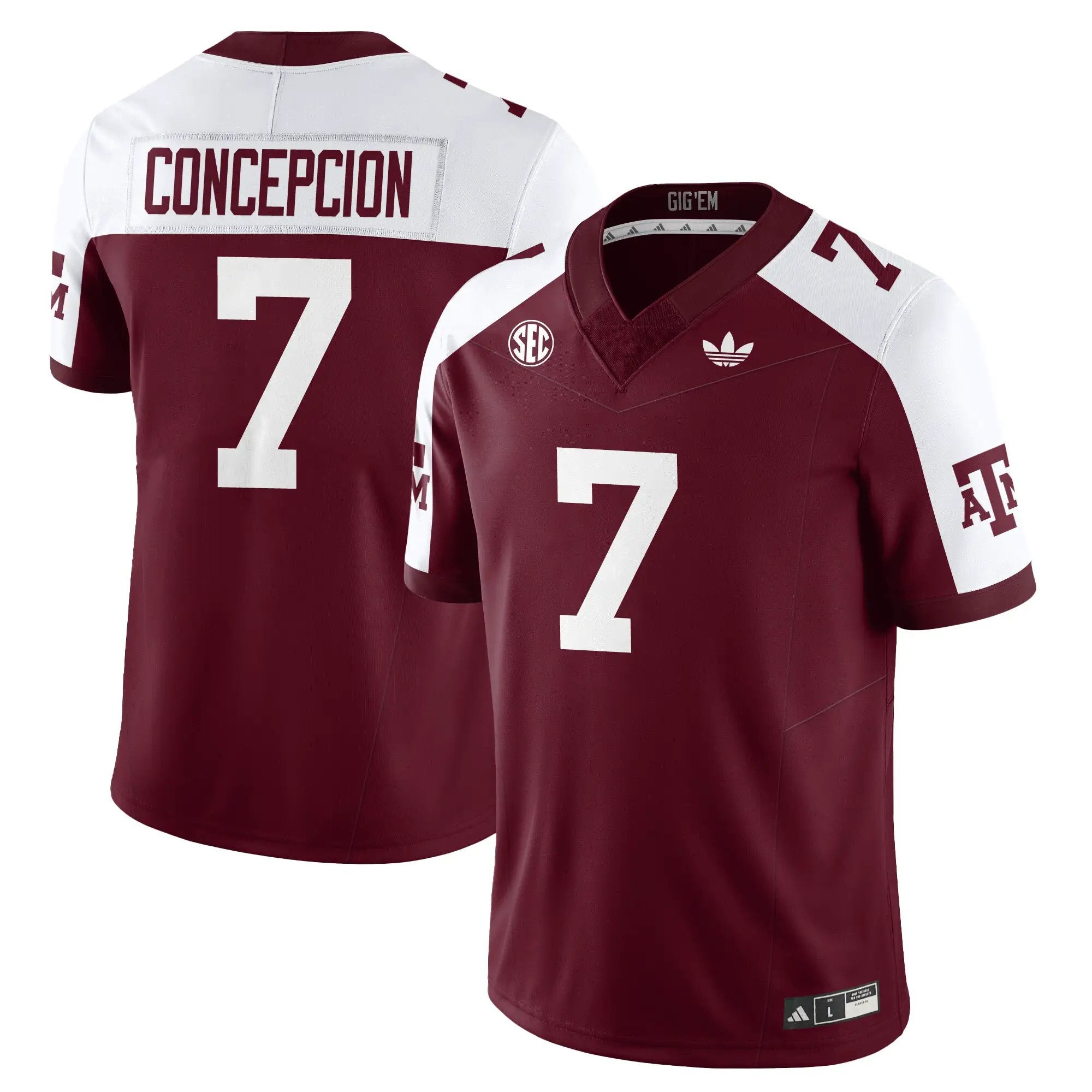 Aggies Football 1975 Throwback Jersey by Texas A&M Aggies