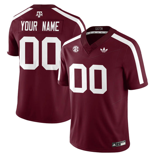 Aggies Football 1975 Throwback Custom Jersey by Texas A&M Aggies