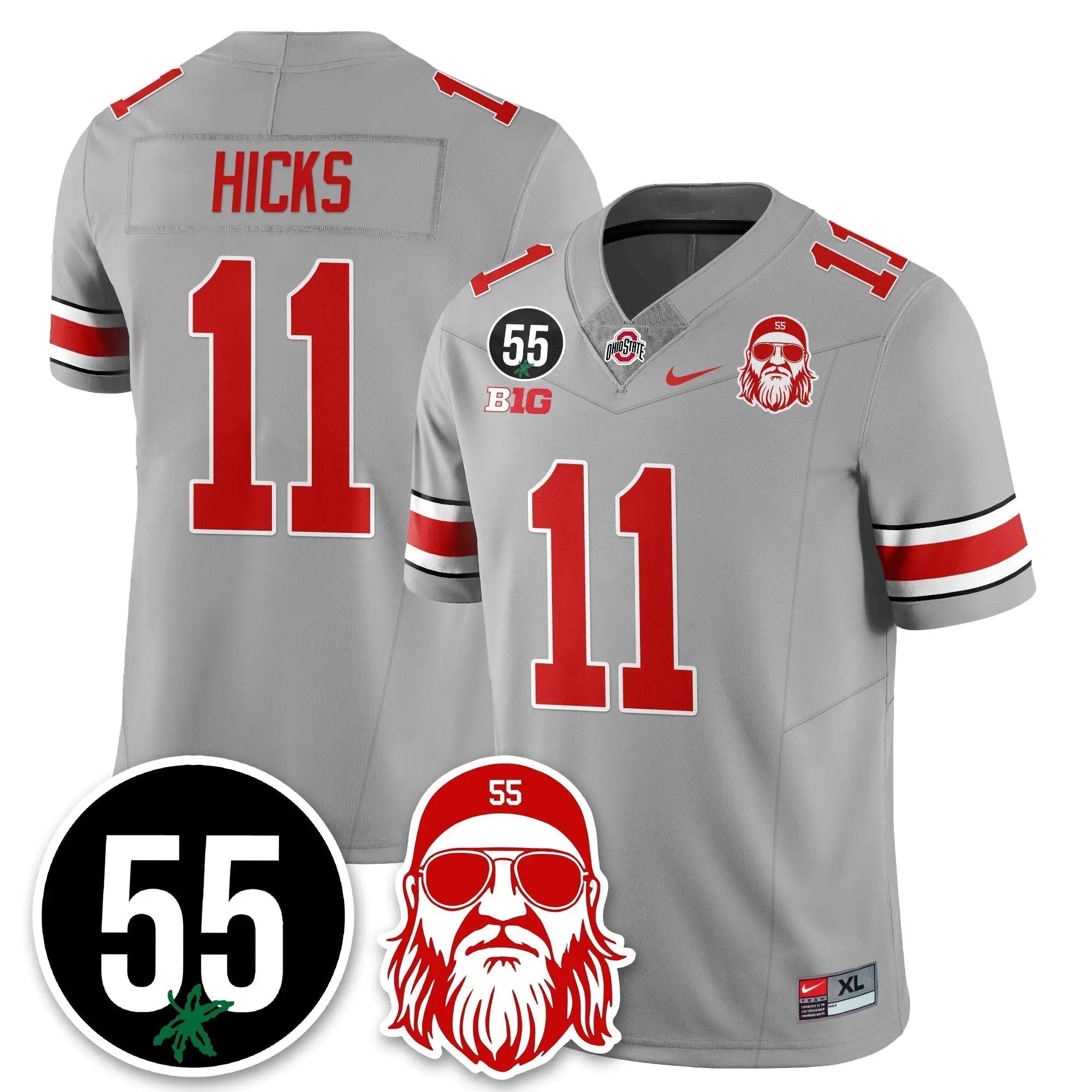 OSU Vapor Limited Jersey - Nick Mangold Patch by Ohio State Buckeyes