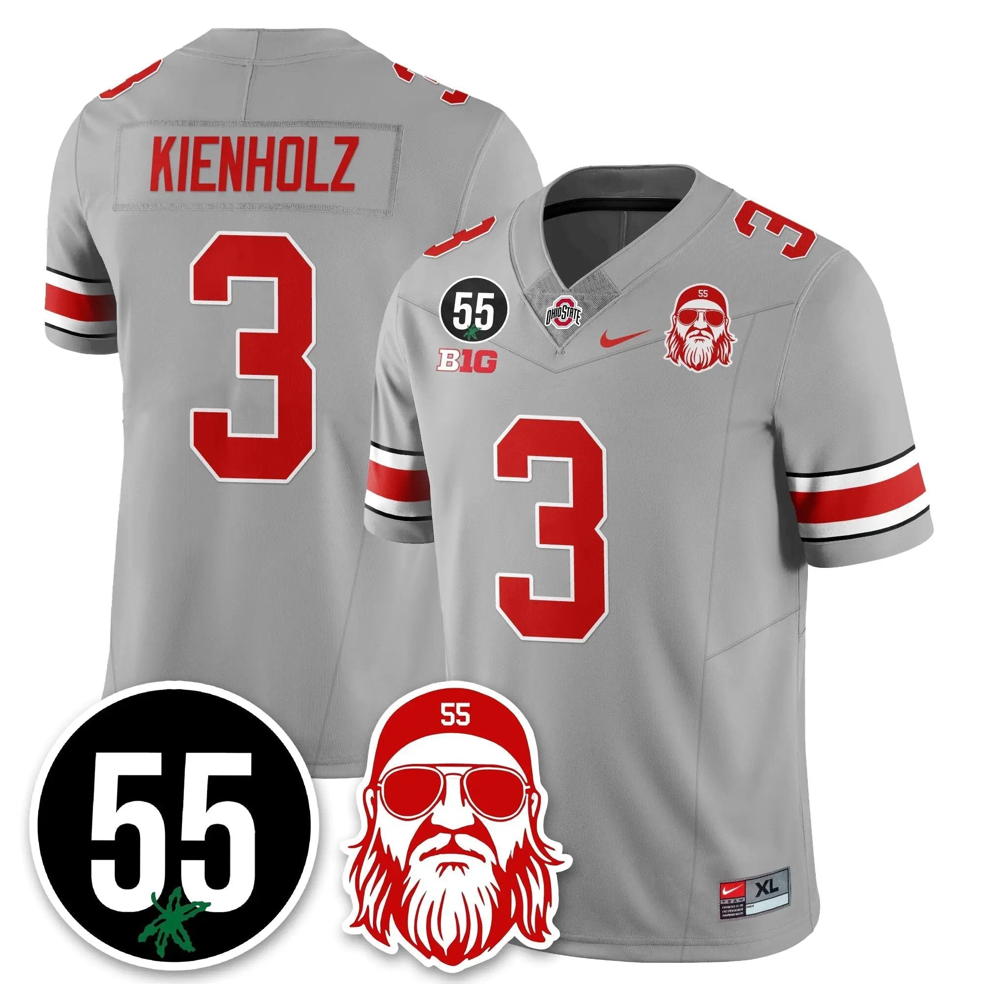OSU Vapor Limited Jersey - Nick Mangold Patch by Ohio State Buckeyes