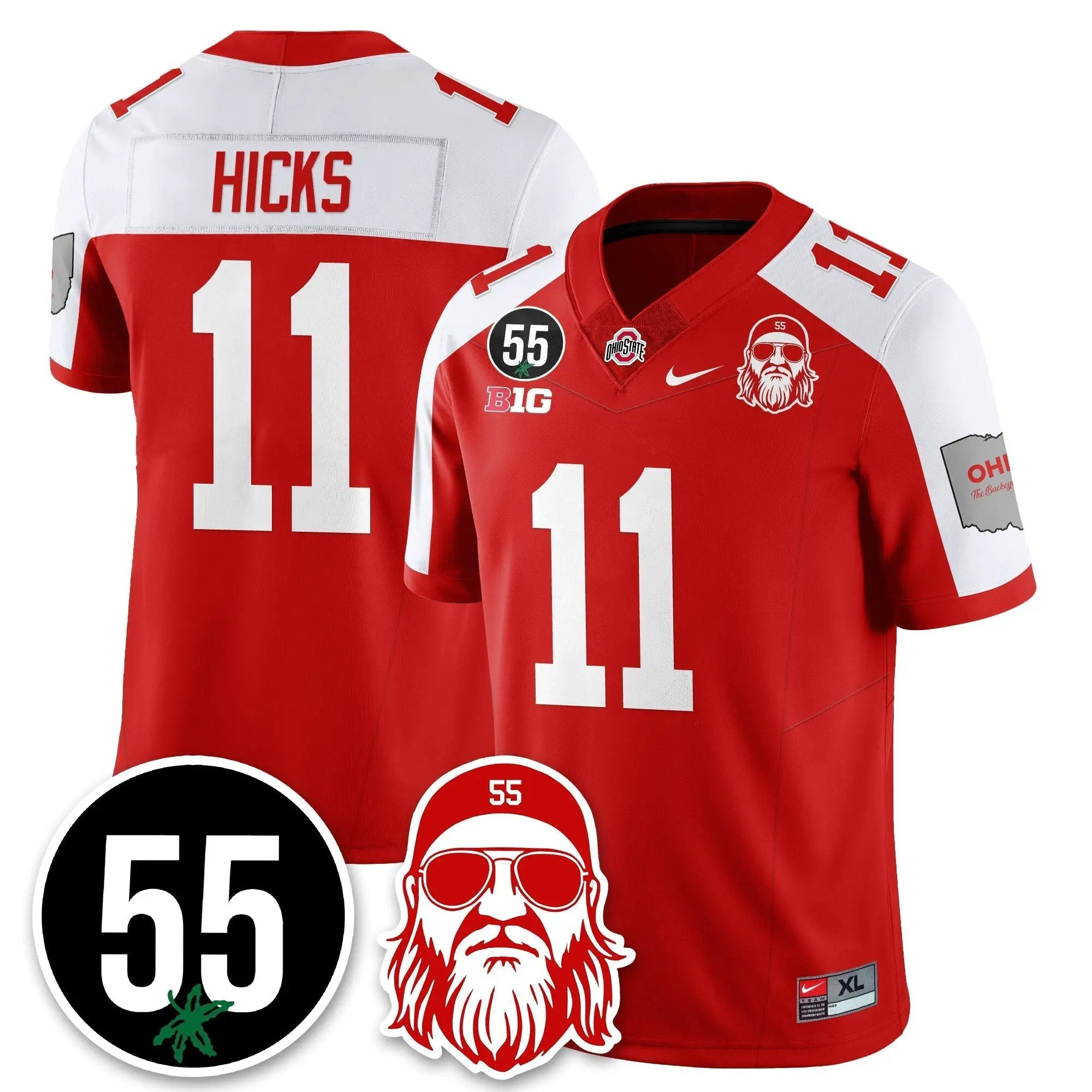 OSU Vapor Limited Jersey - Nick Mangold Patch by Ohio State Buckeyes