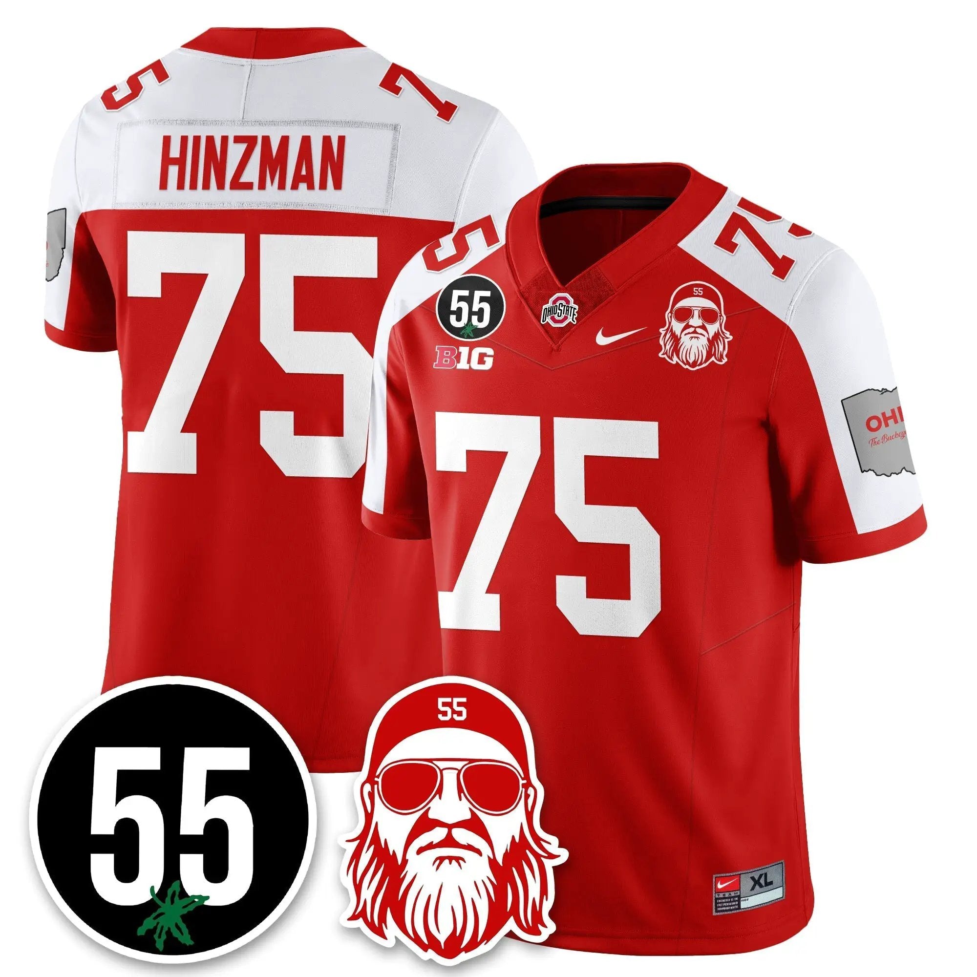 OSU Vapor Limited Jersey - Nick Mangold Patch by Ohio State Buckeyes