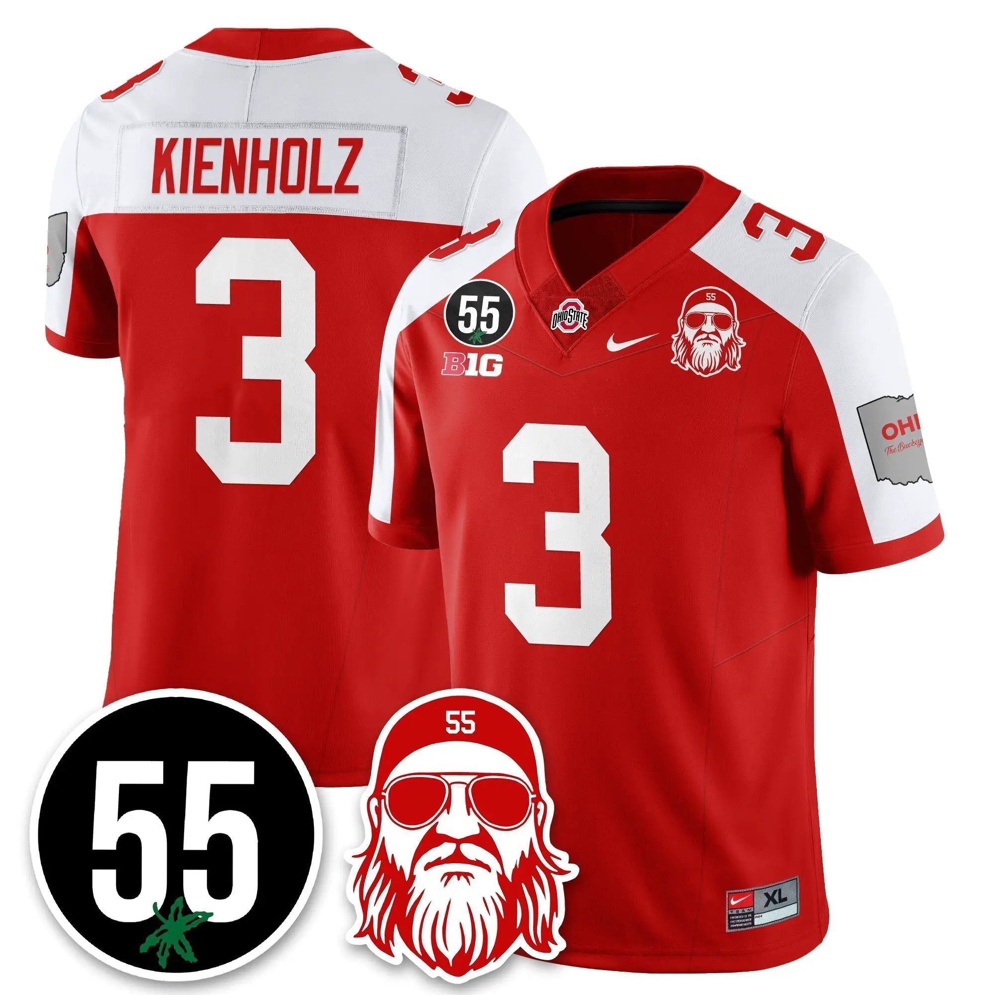 OSU Vapor Limited Jersey - Nick Mangold Patch by Ohio State Buckeyes