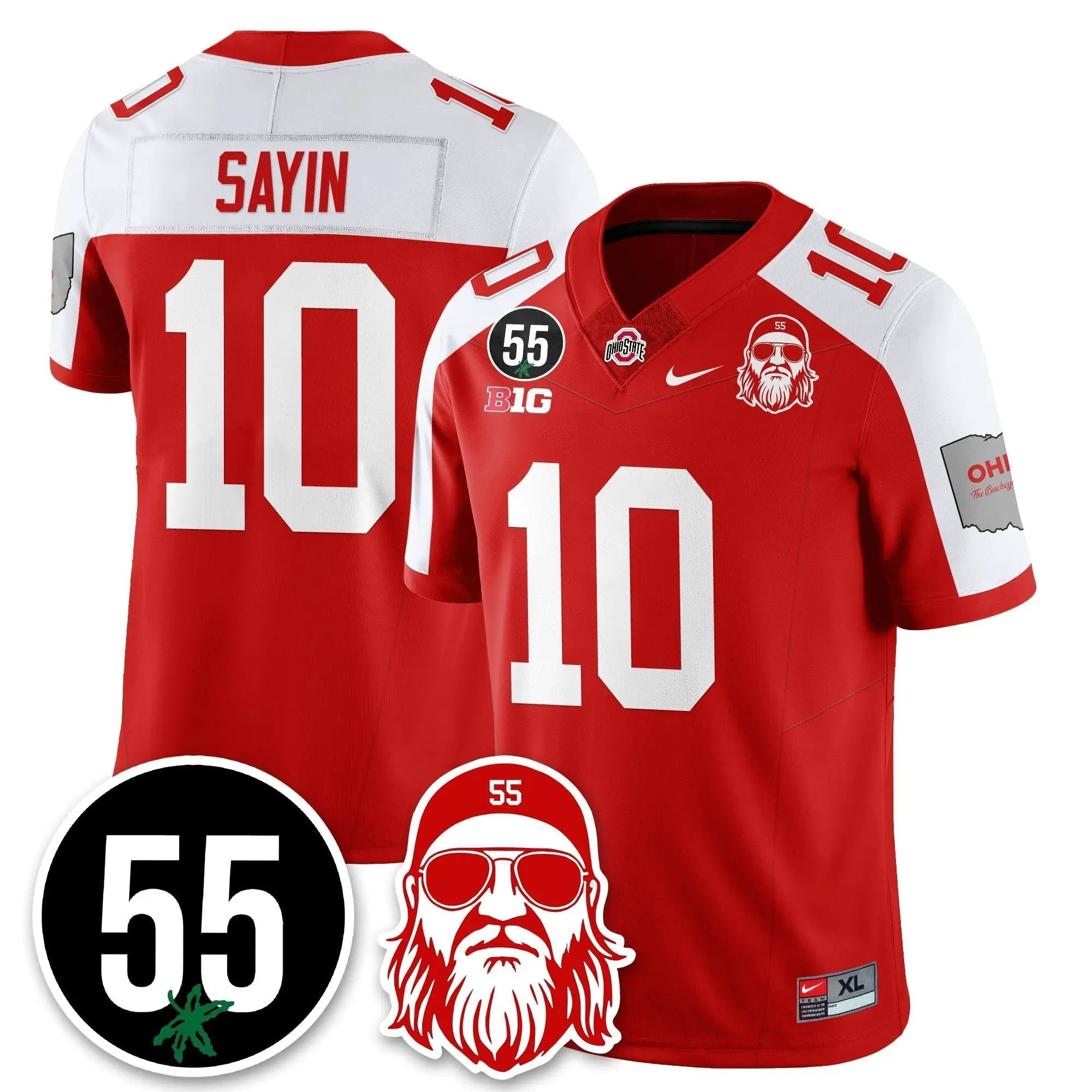 OSU Vapor Limited Jersey - Nick Mangold Patch by Ohio State Buckeyes