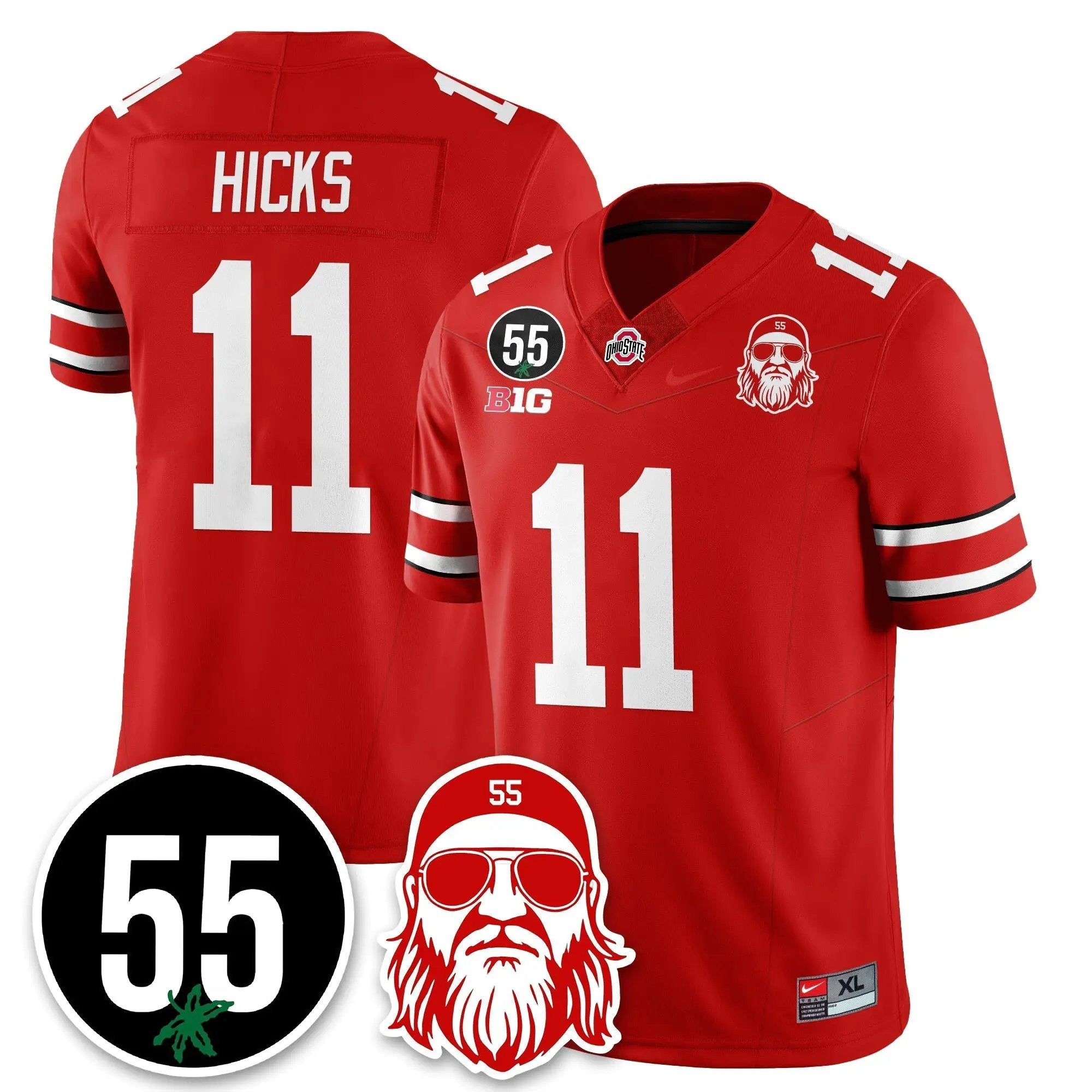 OSU Vapor Limited Jersey - Nick Mangold Patch by Ohio State Buckeyes