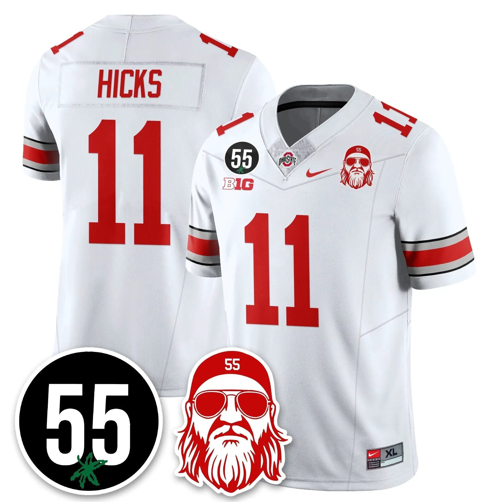 OSU Vapor Limited Jersey - Nick Mangold Patch by Ohio State Buckeyes