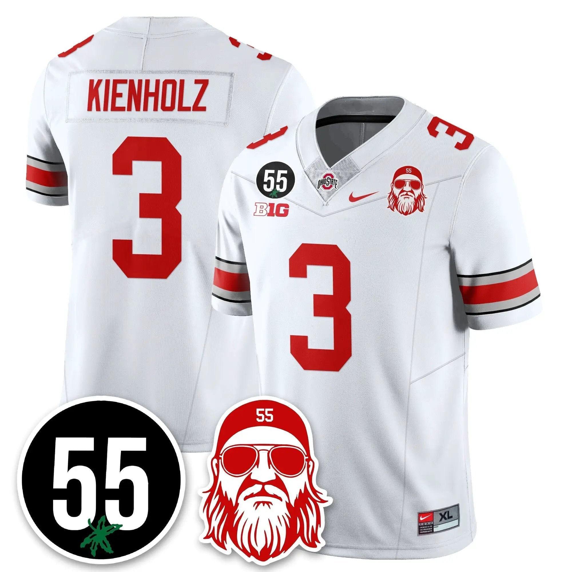OSU Vapor Limited Jersey - Nick Mangold Patch by Ohio State Buckeyes