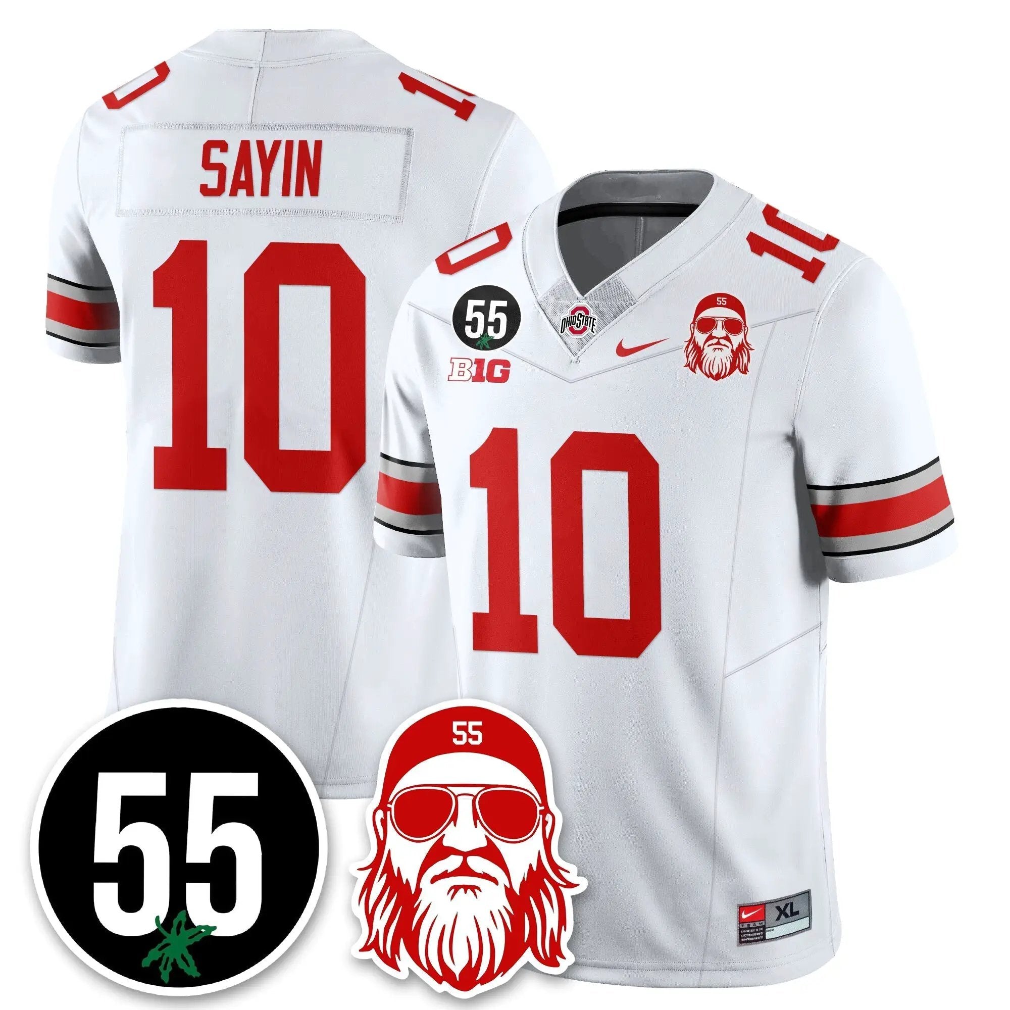 OSU Vapor Limited Jersey - Nick Mangold Patch by Ohio State Buckeyes