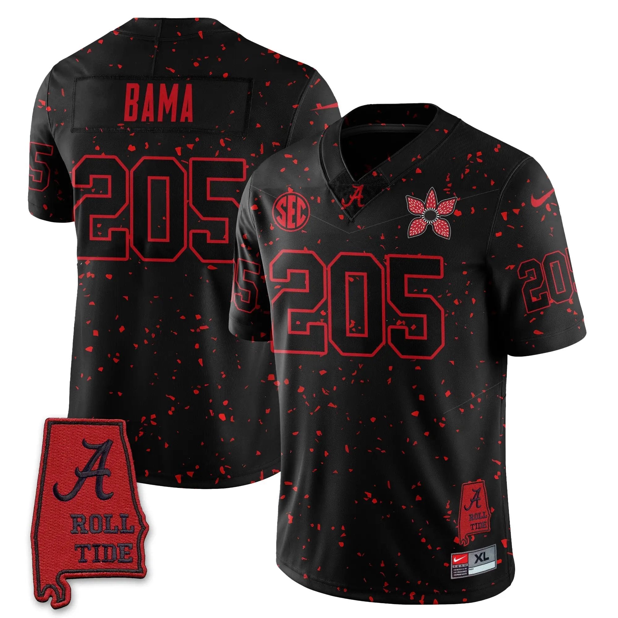 BAMA 'Stranger Things Edition' Vapor Limited Jersey by Alabama Crimson Tide
