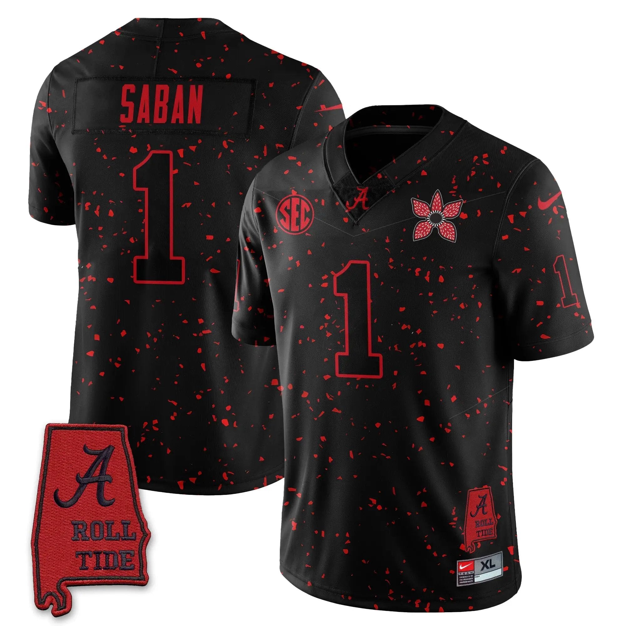 BAMA 'Stranger Things Edition' Vapor Limited Jersey by Alabama Crimson Tide