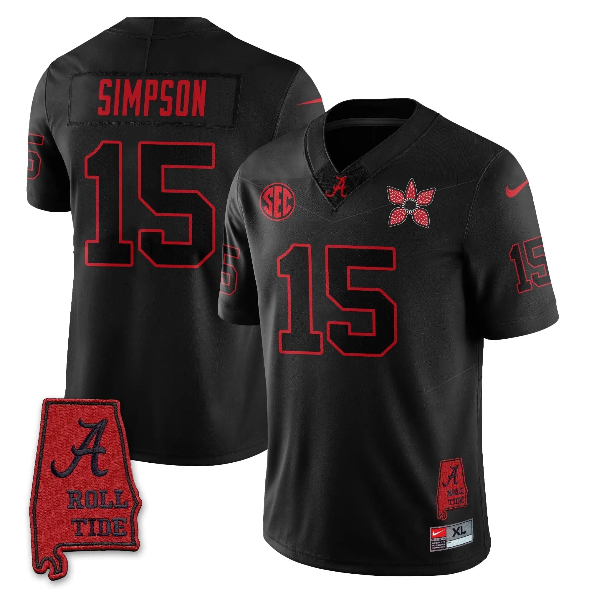 BAMA 'Stranger Things Edition' Vapor Limited Jersey by Alabama Crimson Tide