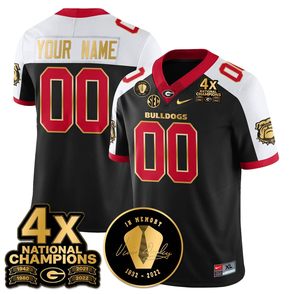 UGA 4x-Time National Champions Vapor Limited Jersey by Georgia Bulldogs