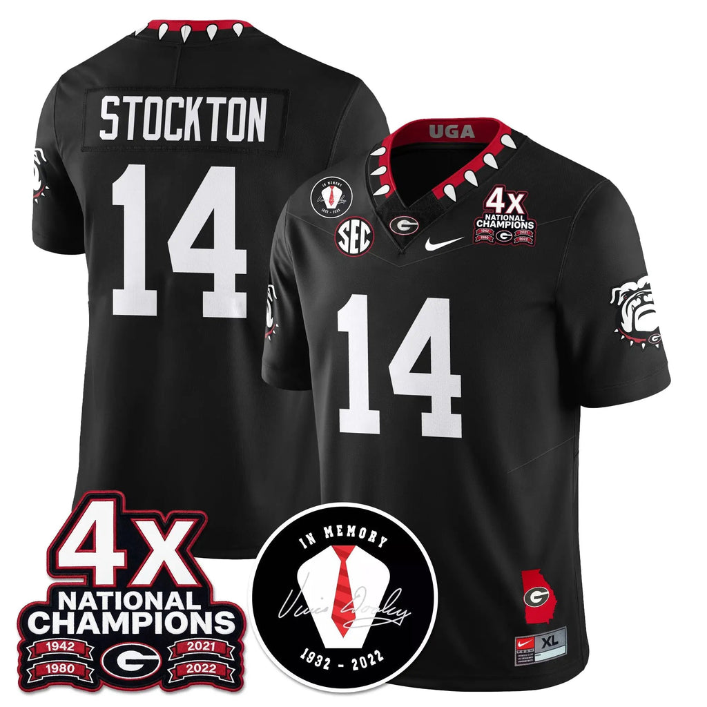 UGA 4x-Time National Champions Vapor Limited Jersey by Georgia Bulldogs