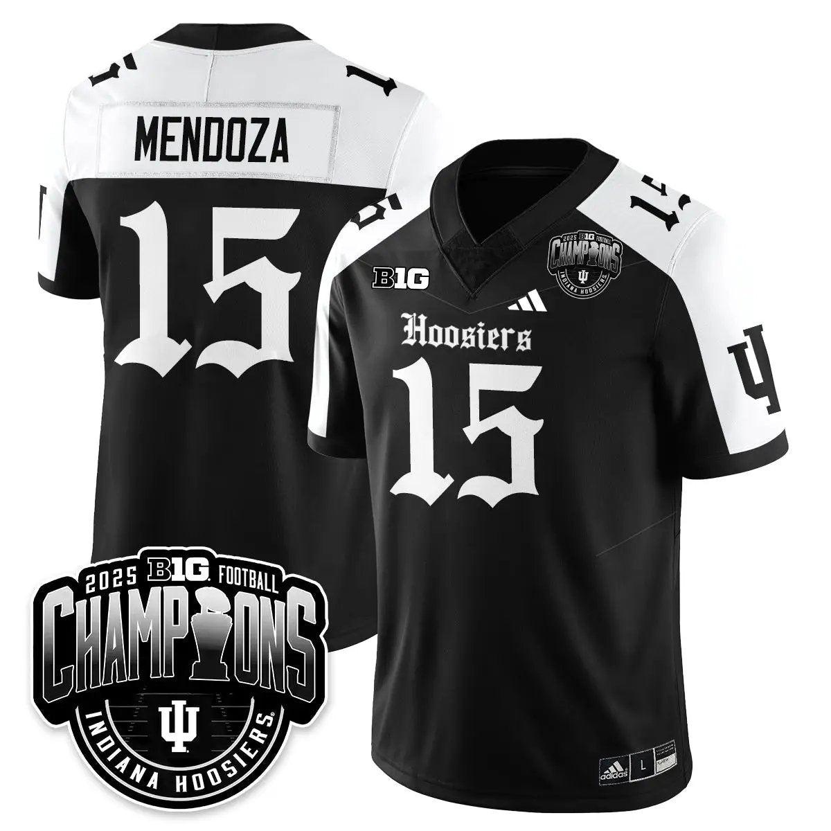 IND Gothic Vapor Limited Football Jersey - Big 10 Champions by Indiana Hoosiers