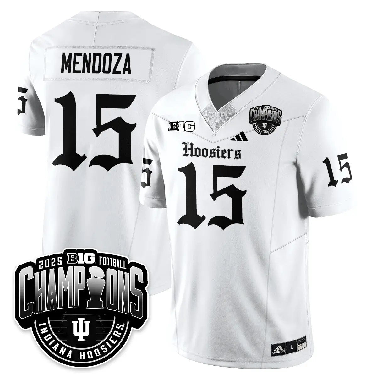 IND Gothic Vapor Limited Football Jersey - Big 10 Champions by Indiana Hoosiers