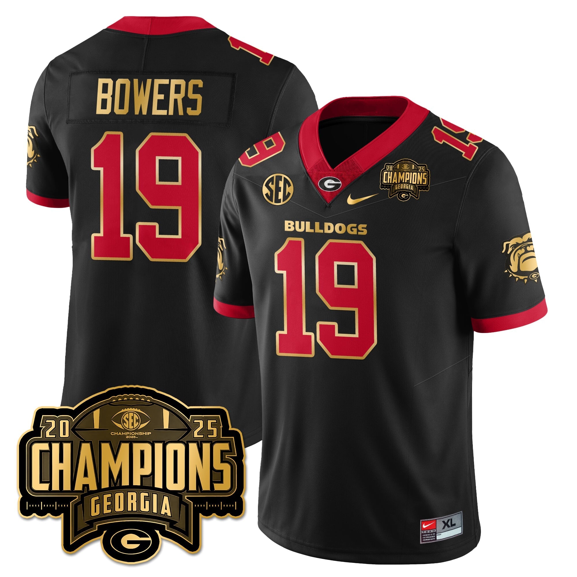 UGA Vapor Limited Jersey - SEC Football Champions by Georgia Bulldogs