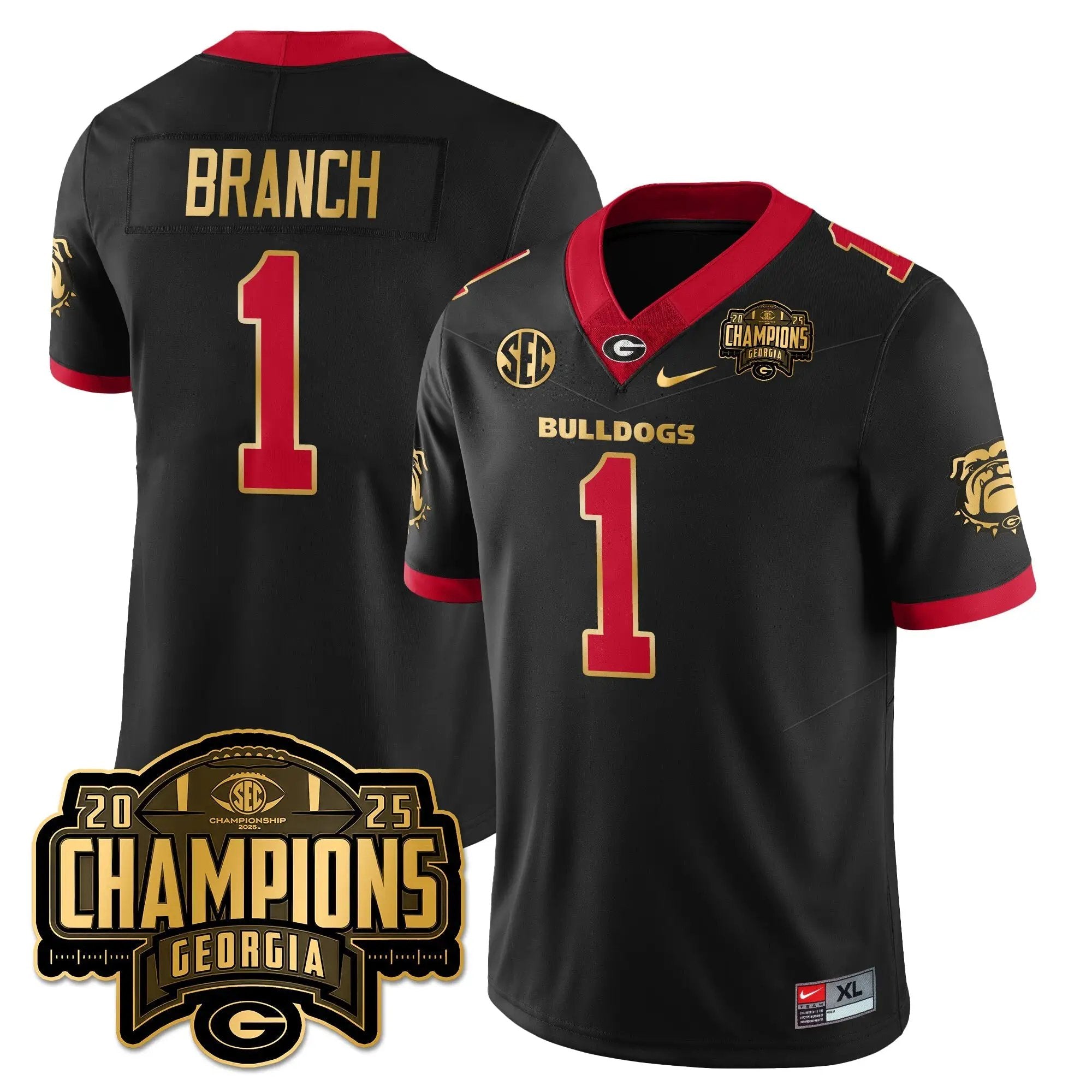 UGA Vapor Limited Jersey - SEC Football Champions by Georgia Bulldogs