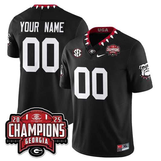 Custom UGA Vapor Limited Jersey - SEC Football Champions by Georgia Bulldogs
