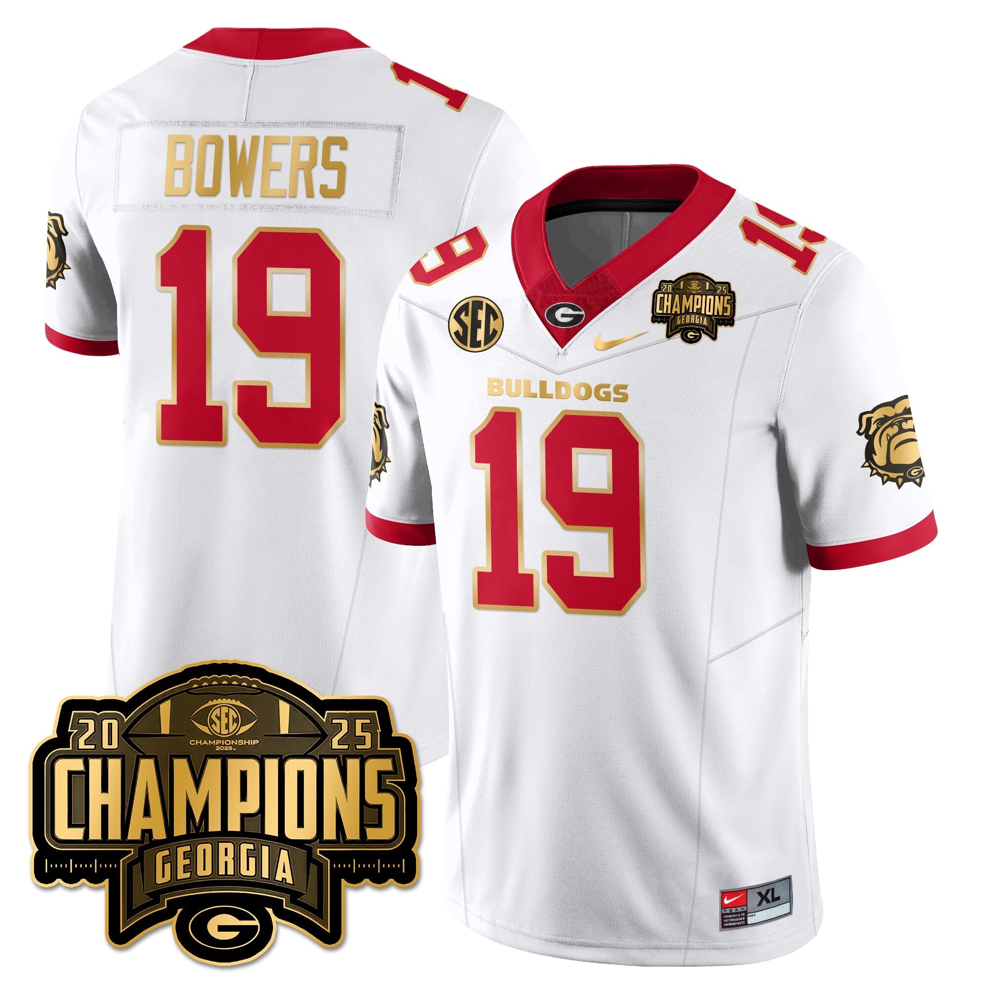 UGA Vapor Limited Jersey - SEC Football Champions by Georgia Bulldogs