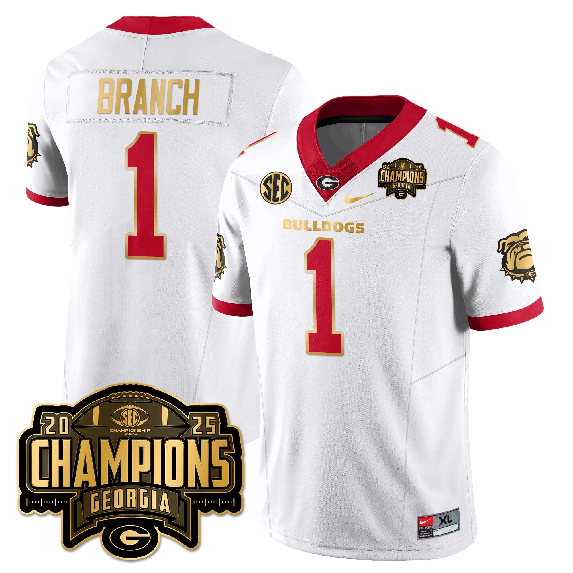 UGA Vapor Limited Jersey - SEC Football Champions by Georgia Bulldogs