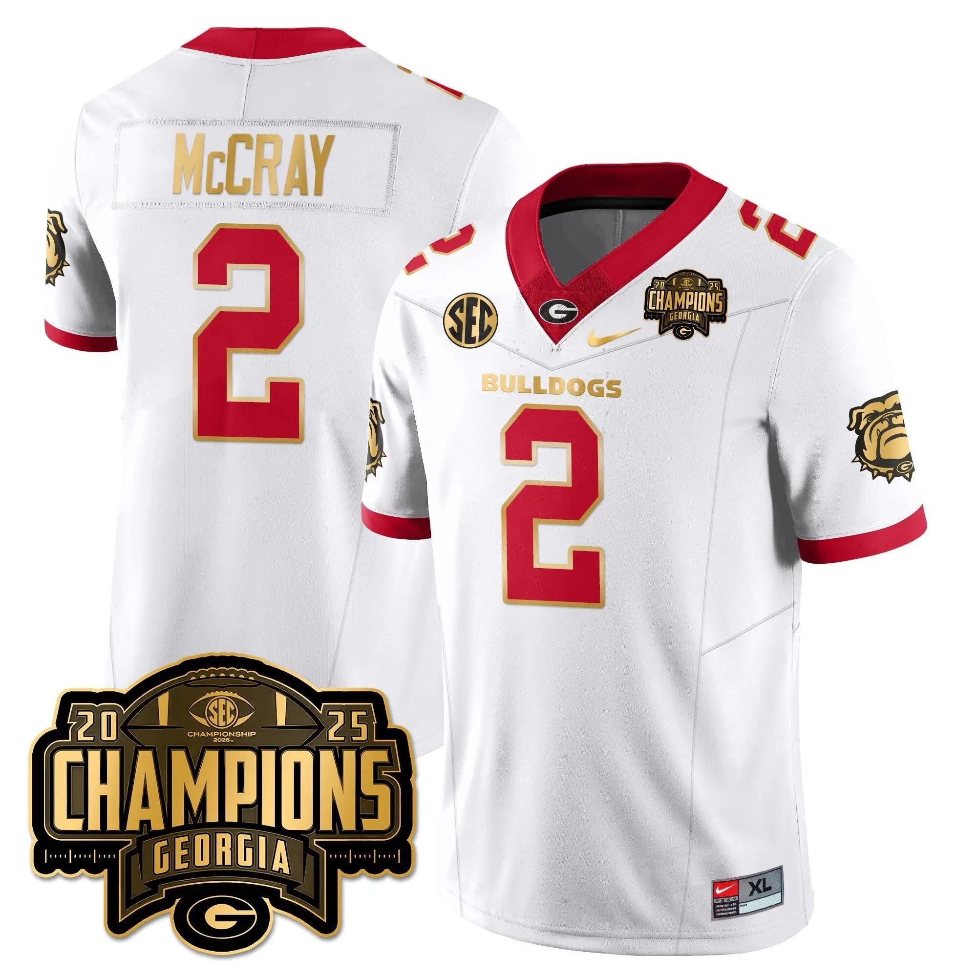 UGA Vapor Limited Jersey - SEC Football Champions by Georgia Bulldogs