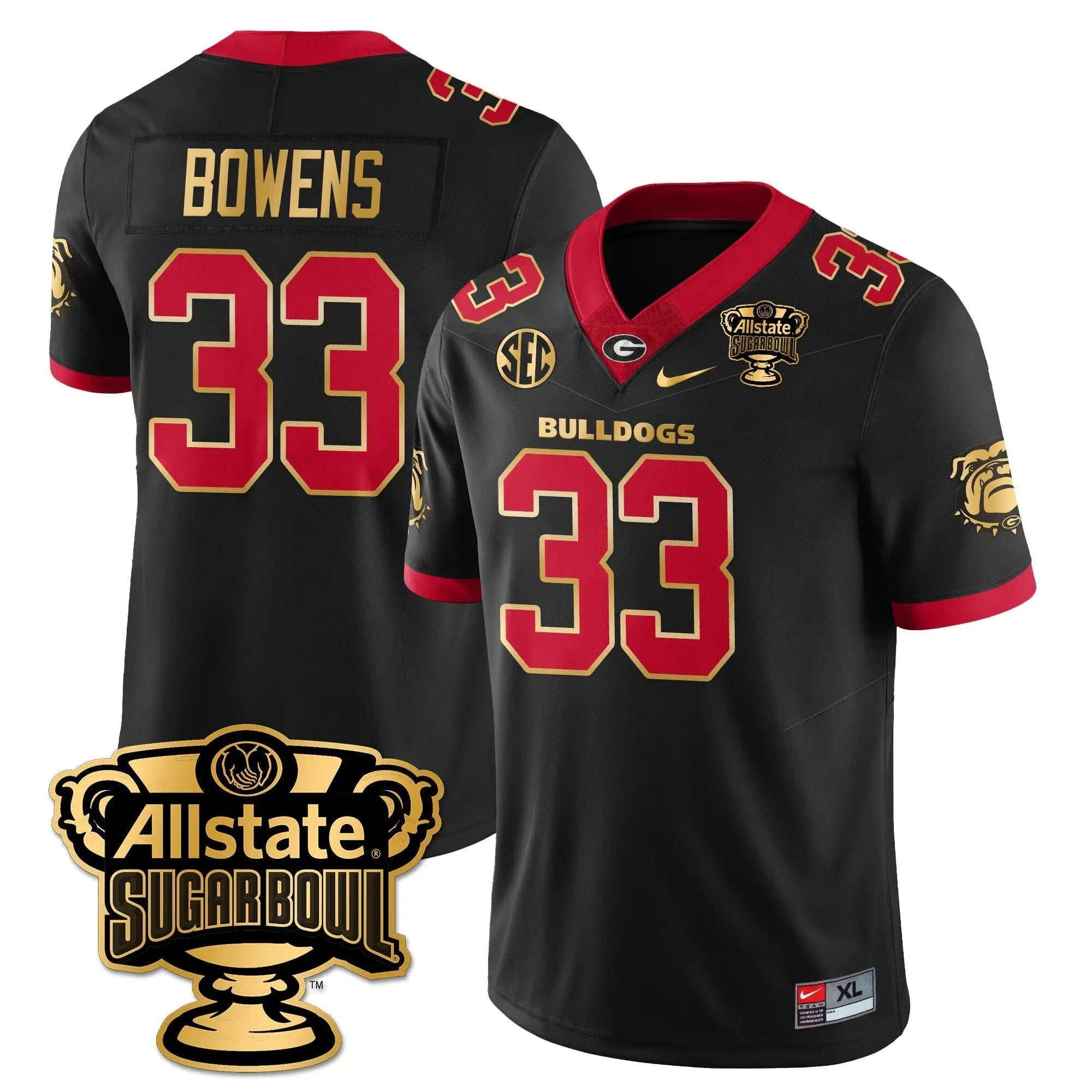 UGA Vapor Limited Football Jersey - Sugar Bowl by Georgia Bulldogs