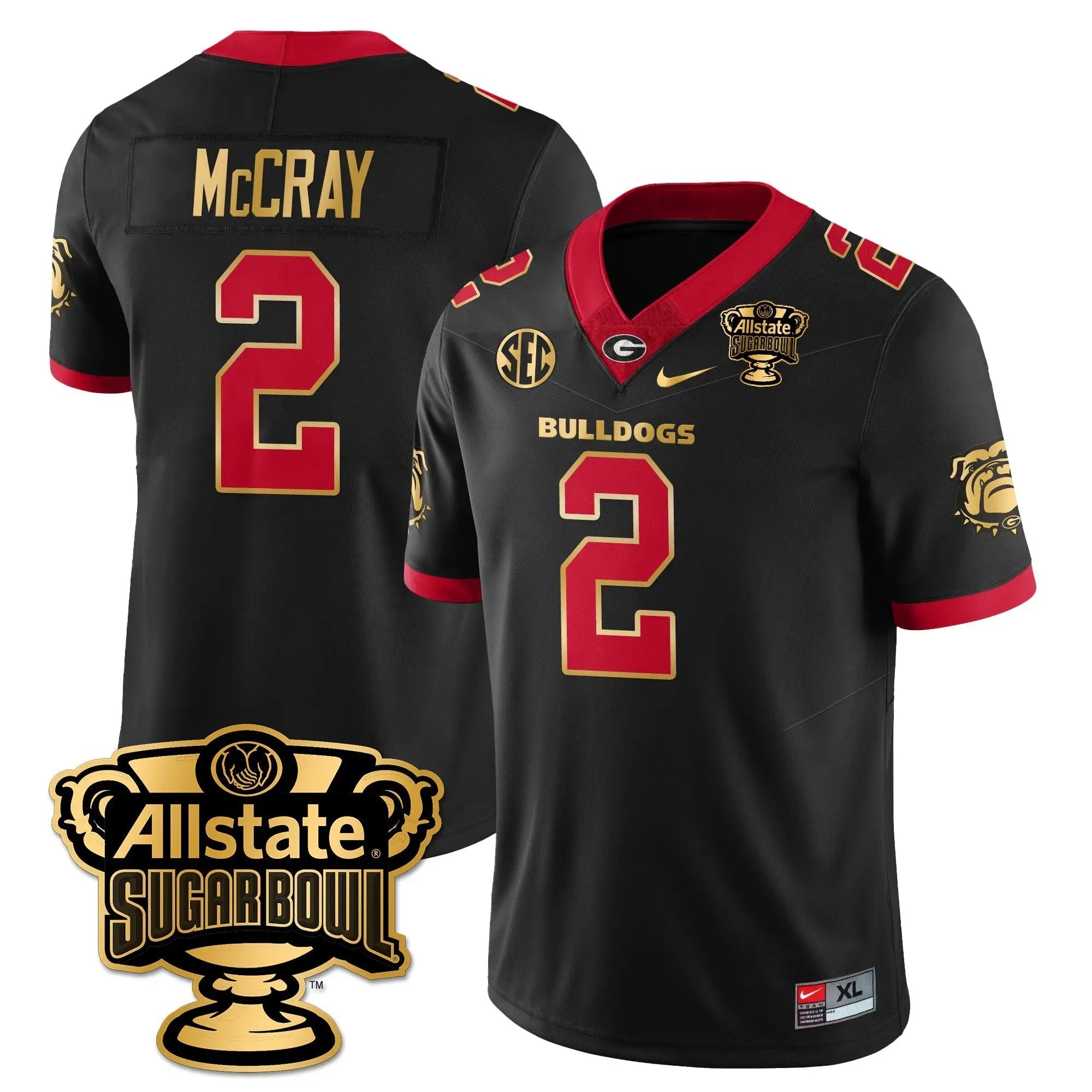 UGA Vapor Limited Football Jersey - Sugar Bowl by Georgia Bulldogs