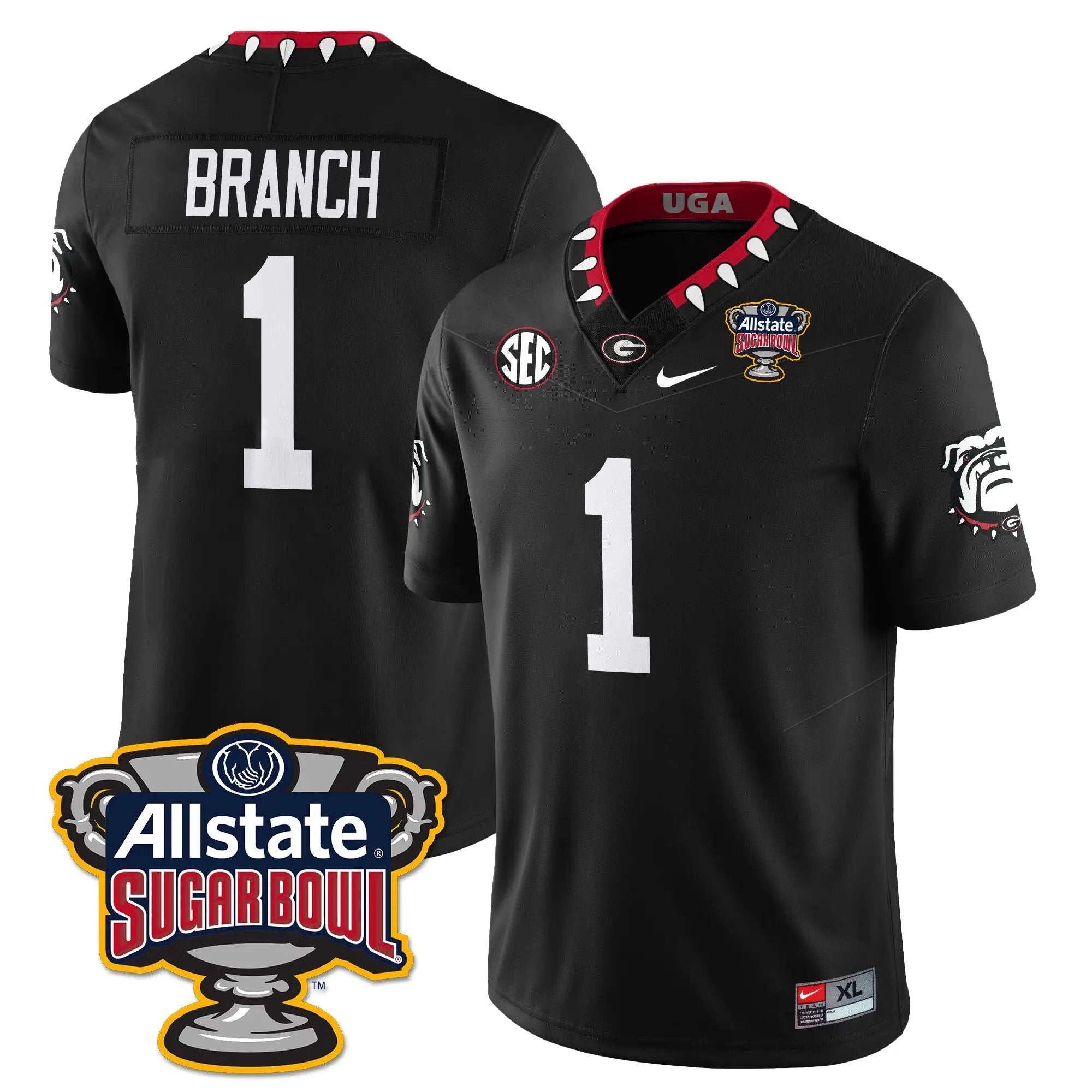 UGA Vapor Limited Football Jersey - Sugar Bowl by Georgia Bulldogs