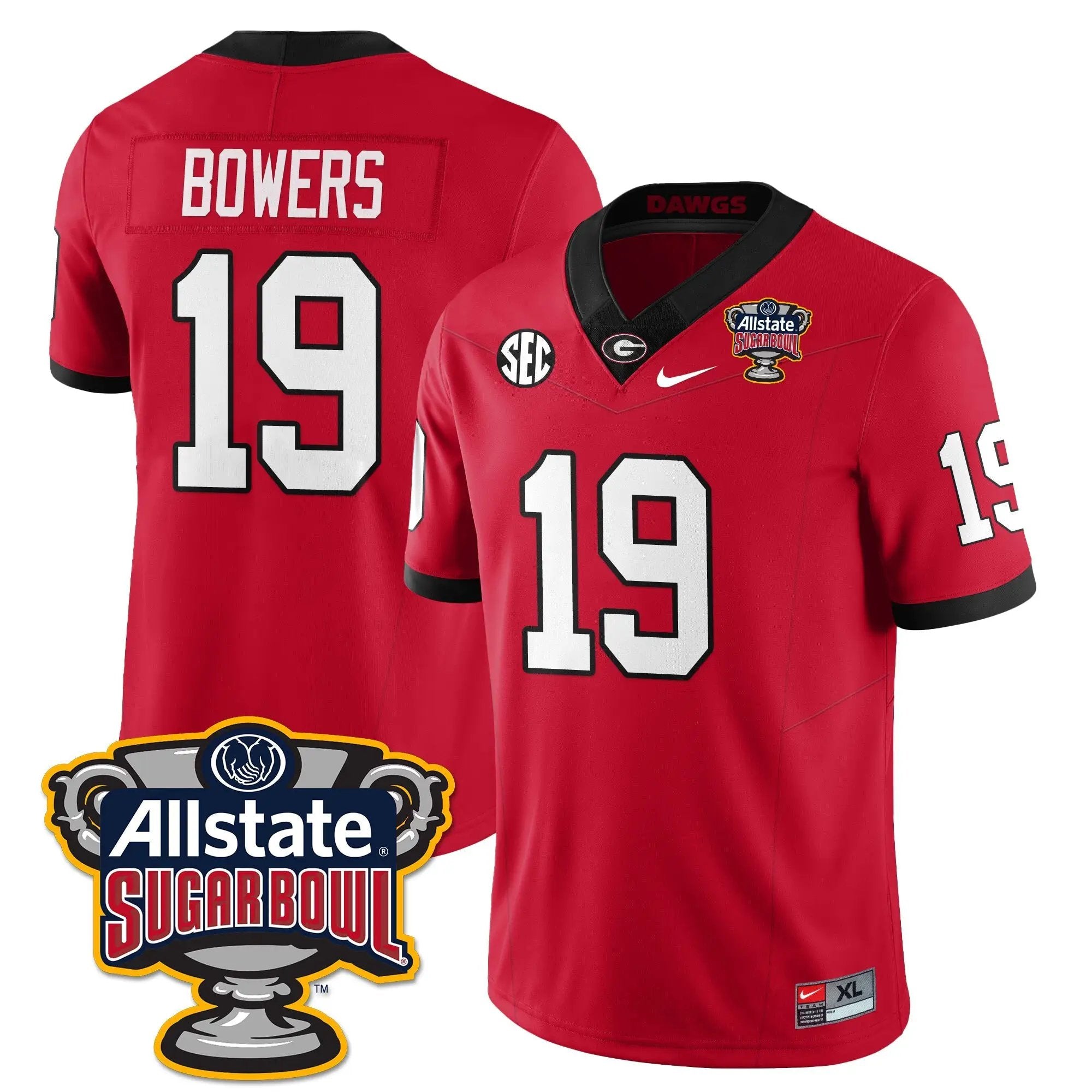 UGA Vapor Limited Football Jersey - Sugar Bowl by Georgia Bulldogs