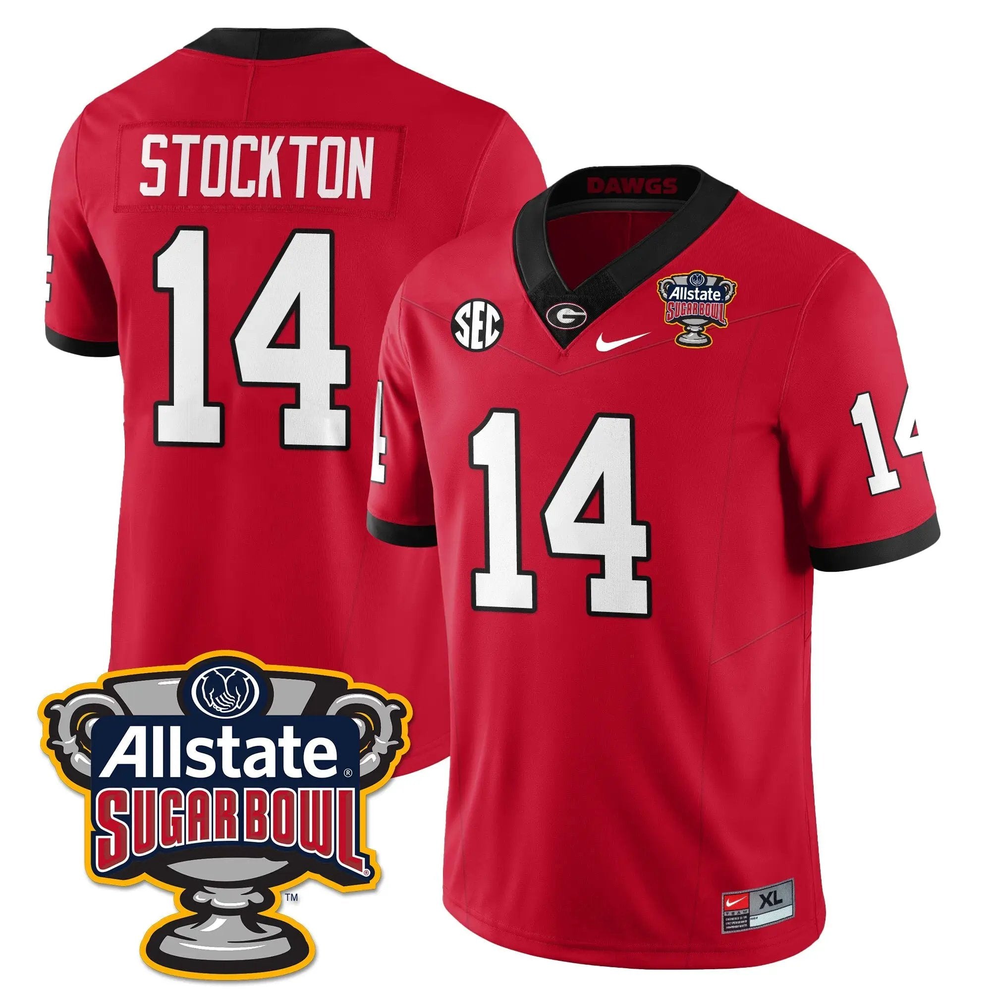 UGA Vapor Limited Football Jersey - Sugar Bowl by Georgia Bulldogs