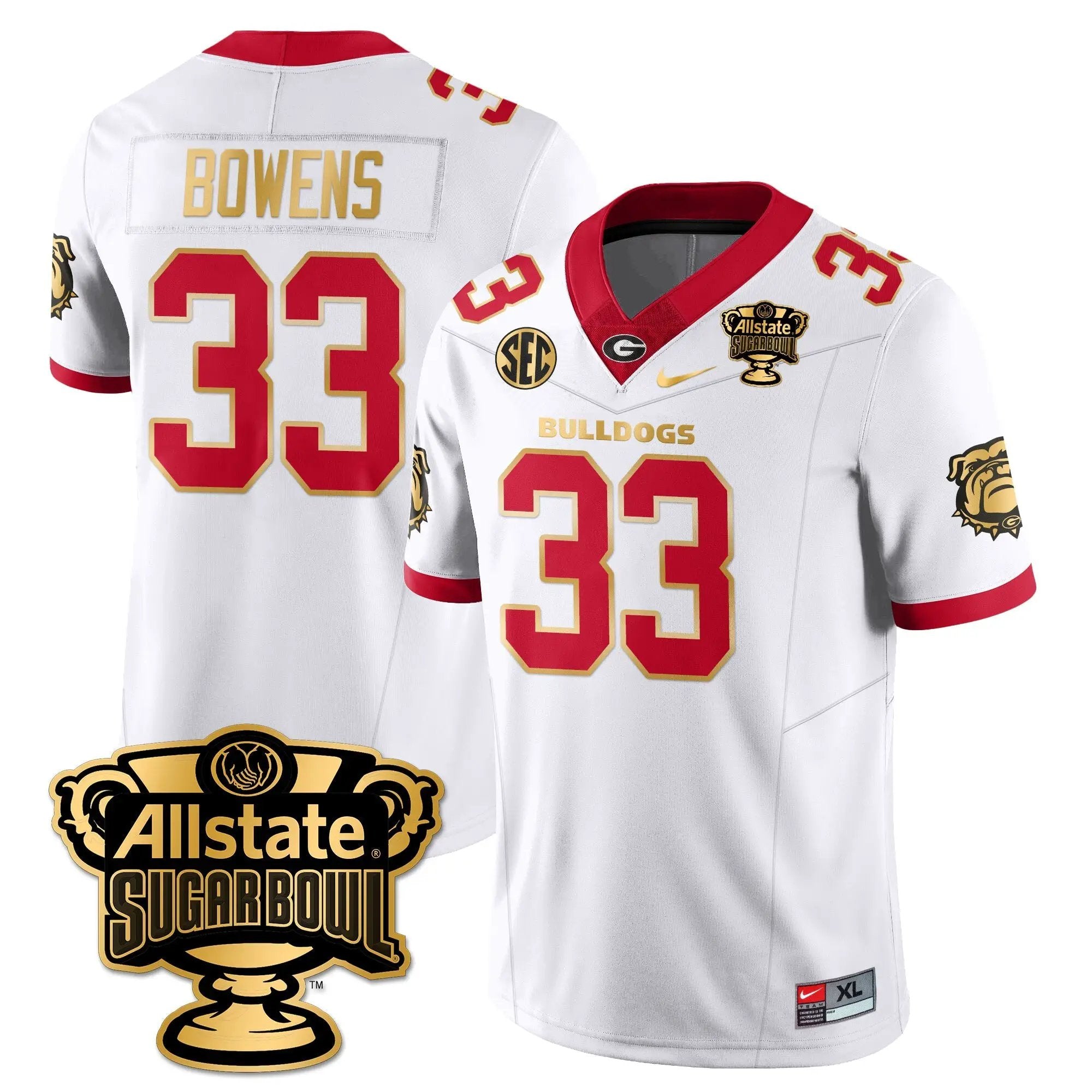 UGA Vapor Limited Football Jersey - Sugar Bowl by Georgia Bulldogs