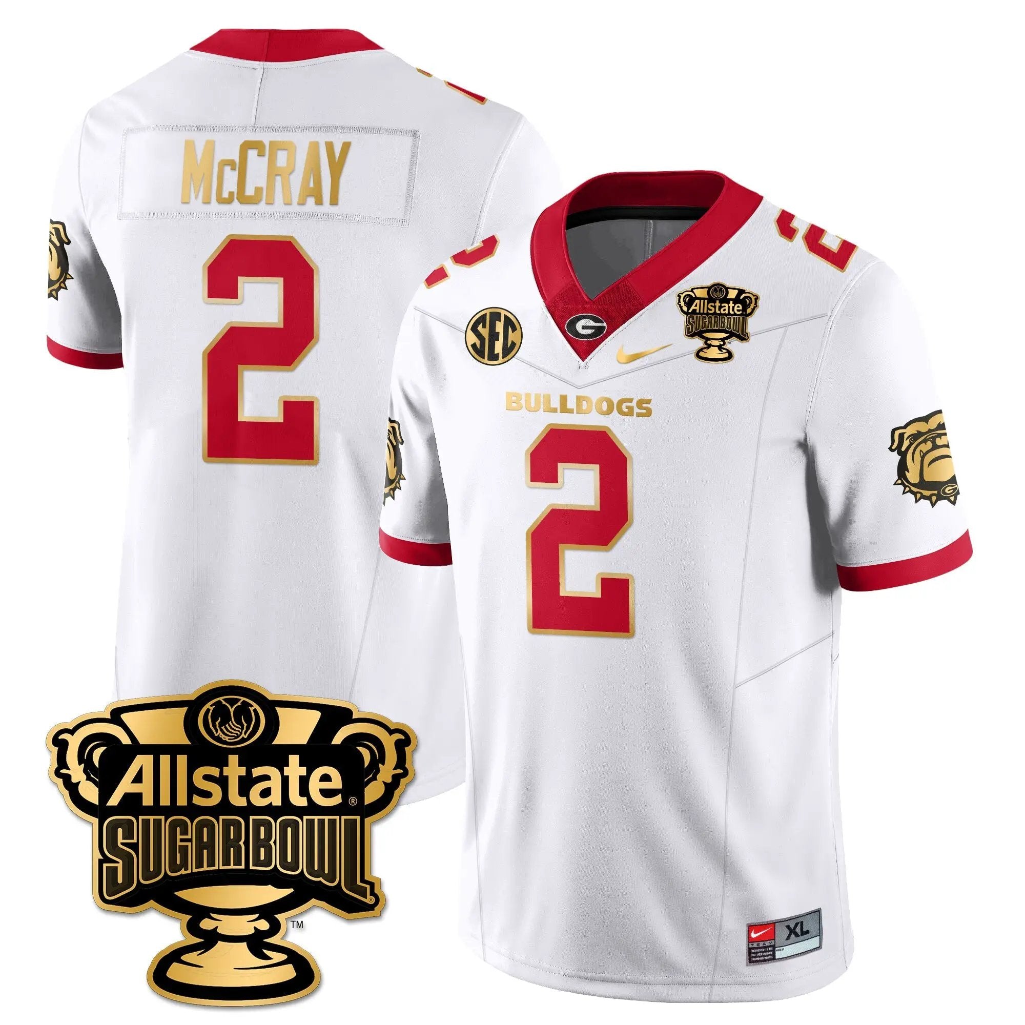 UGA Vapor Limited Football Jersey - Sugar Bowl by Georgia Bulldogs