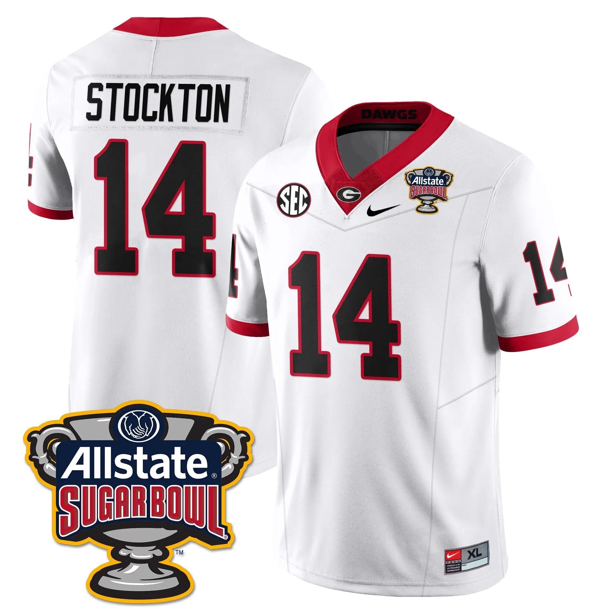 UGA Vapor Limited Football Jersey - Sugar Bowl by Georgia Bulldogs