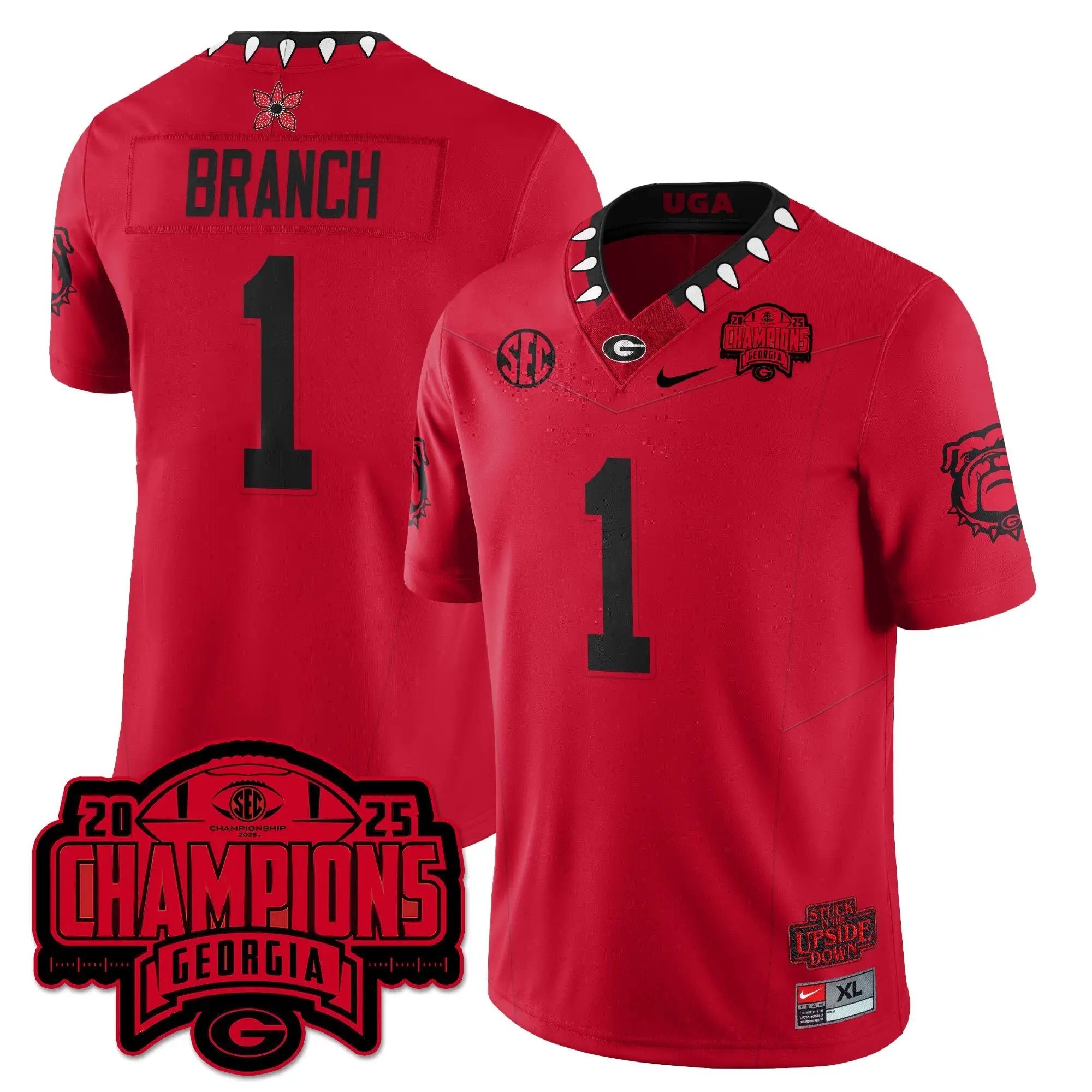 UGA Stranger Things Vapor Limited Jersey - SEC Football Champions by Georgia Bulldogs