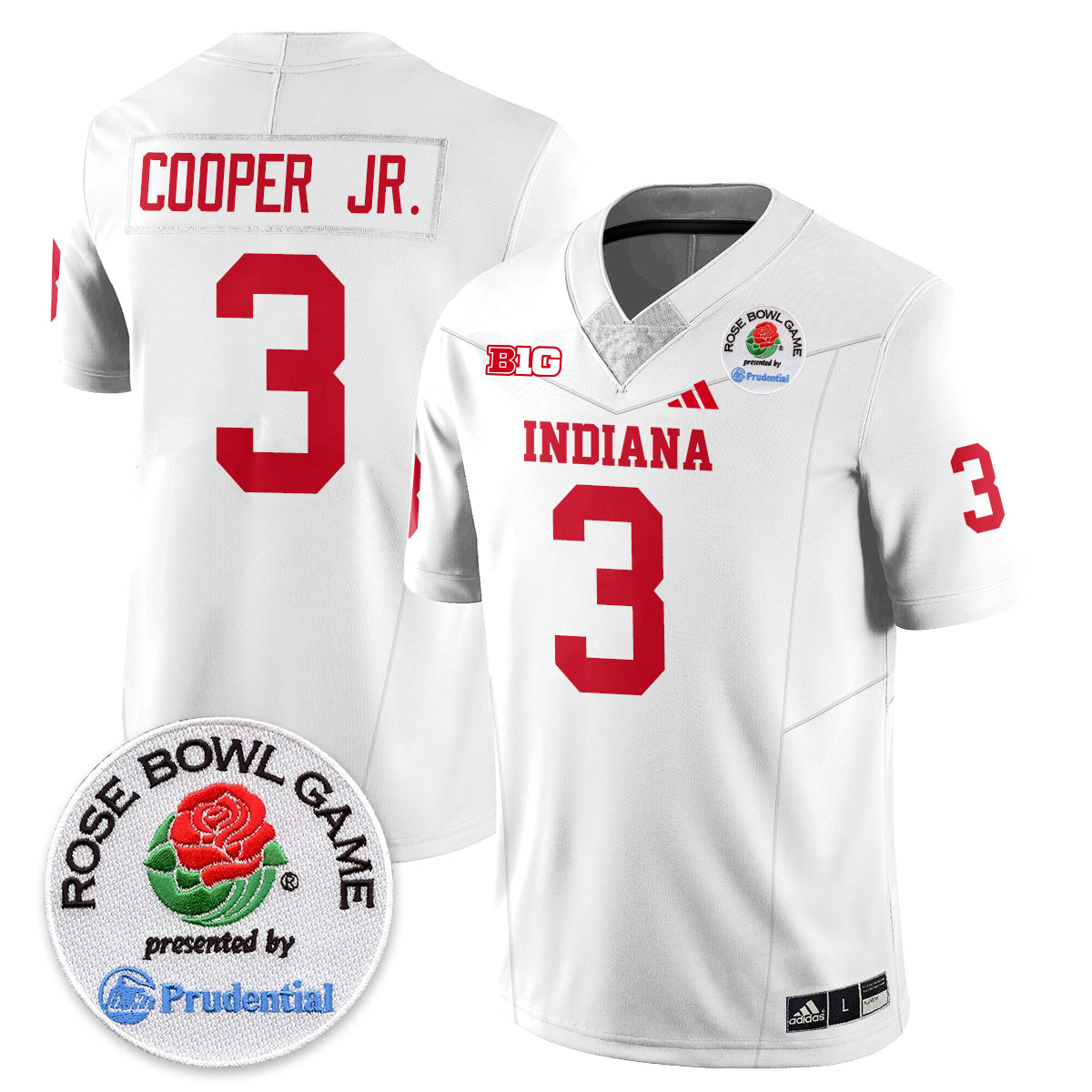 IND Vapor Limited Football Jersey - Rose Bowl by Indiana Hoosiers