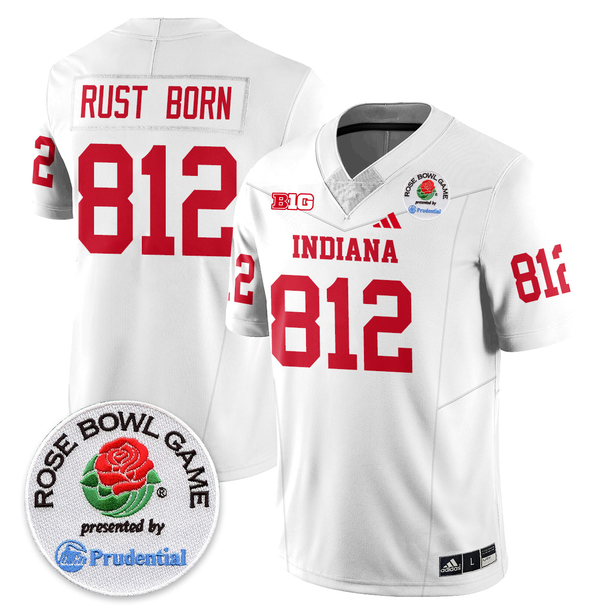IND Vapor Limited Football Jersey - Rose Bowl by Indiana Hoosiers