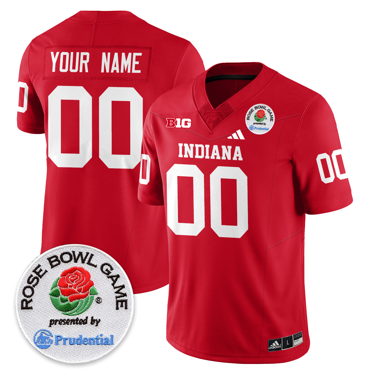 IND Vapor Limited Football Custom Jersey - Rose Bowl by Indiana Hoosiers