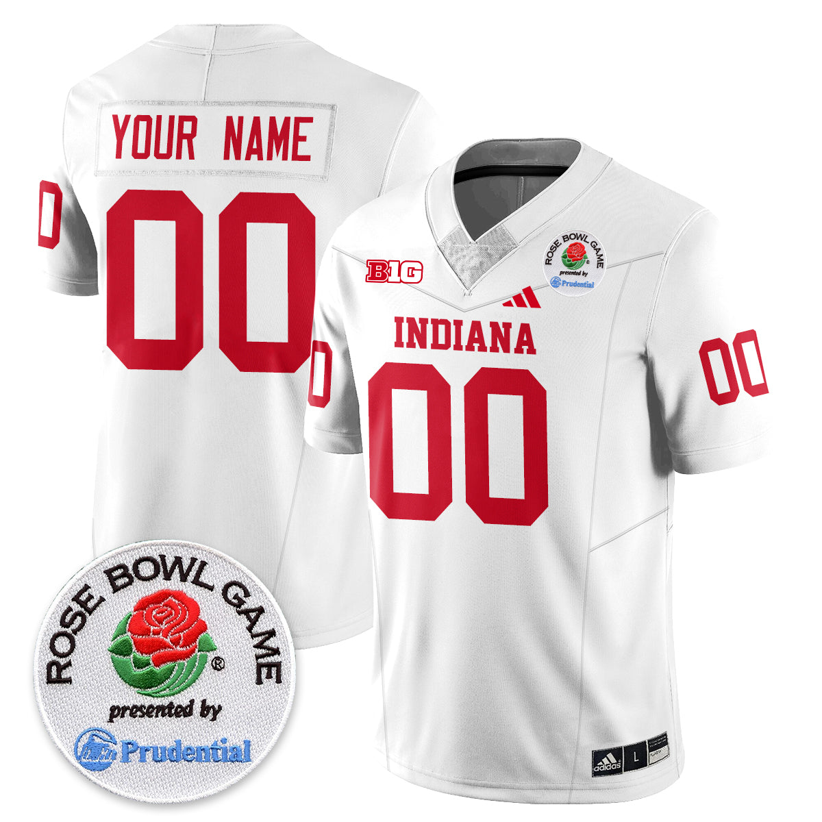 IND Vapor Limited Football Custom Jersey - Rose Bowl by Indiana Hoosiers