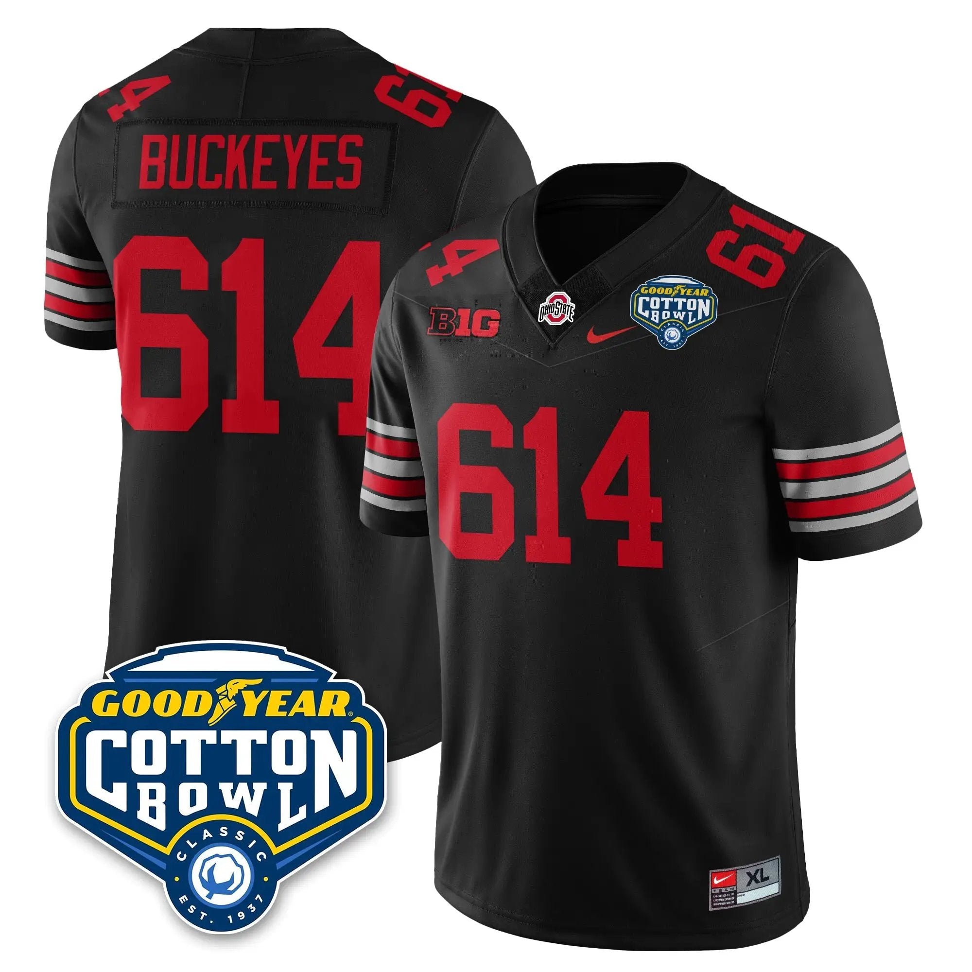 OSU Football Vapor Limited Jersey - Cotton Bowl by Ohio State Buckeyes