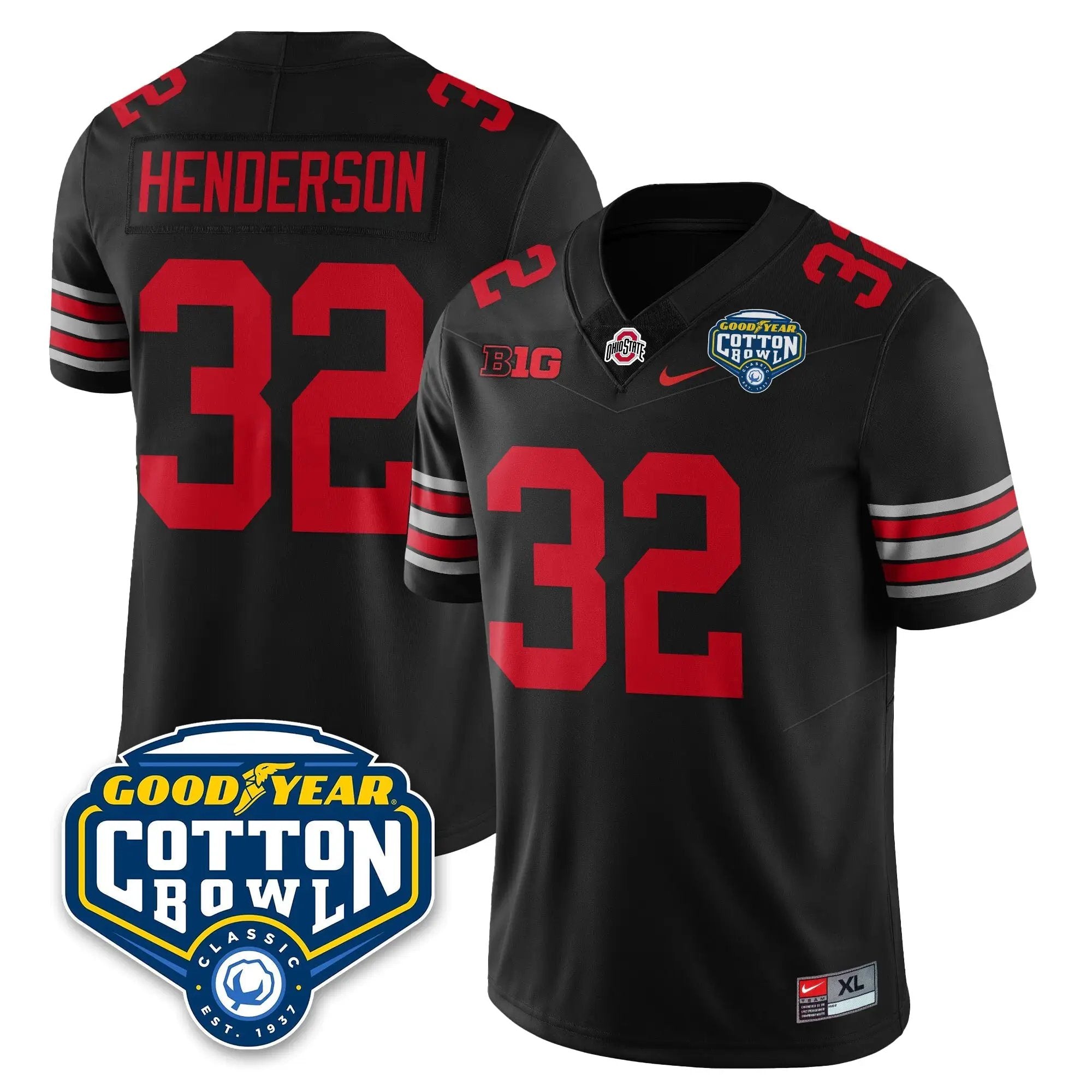 OSU Football Vapor Limited Jersey - Cotton Bowl by Ohio State Buckeyes