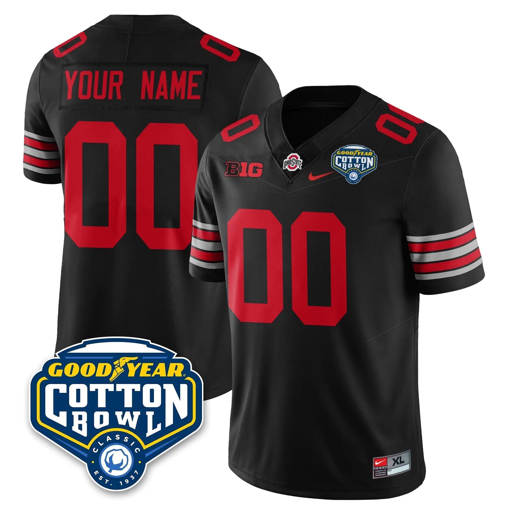 OSU Football Vapor Limited Jersey - Cotton Bowl by Ohio State Buckeyes
