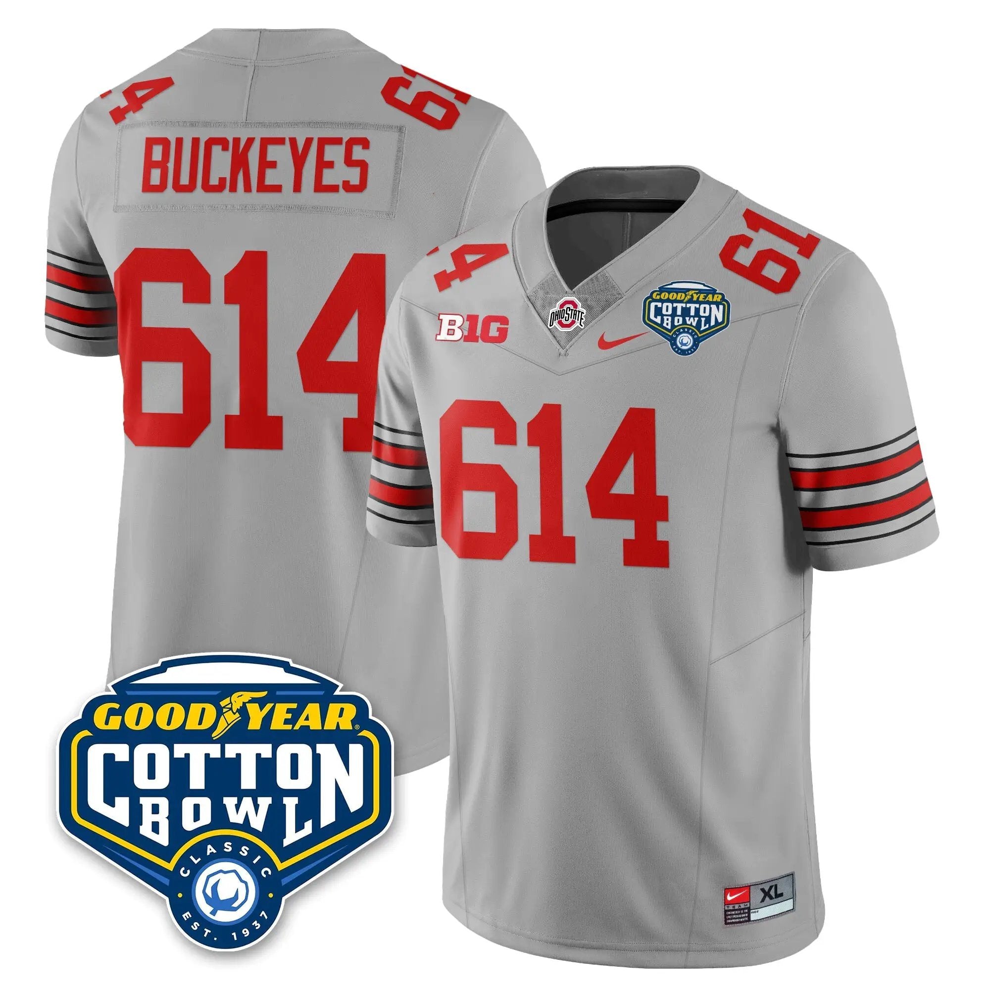 OSU Football Vapor Limited Jersey - Cotton Bowl by Ohio State Buckeyes