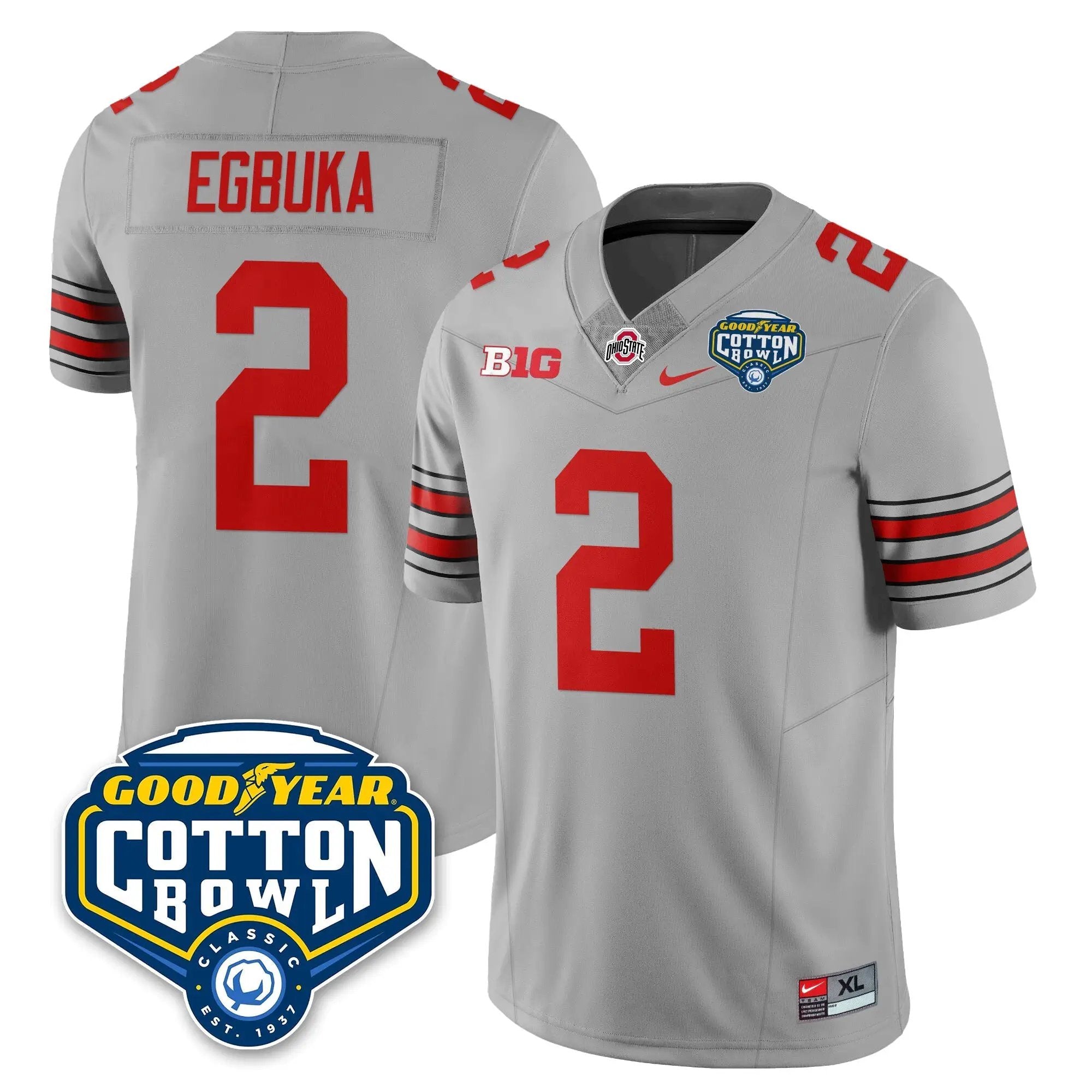 OSU Football Vapor Limited Jersey - Cotton Bowl by Ohio State Buckeyes