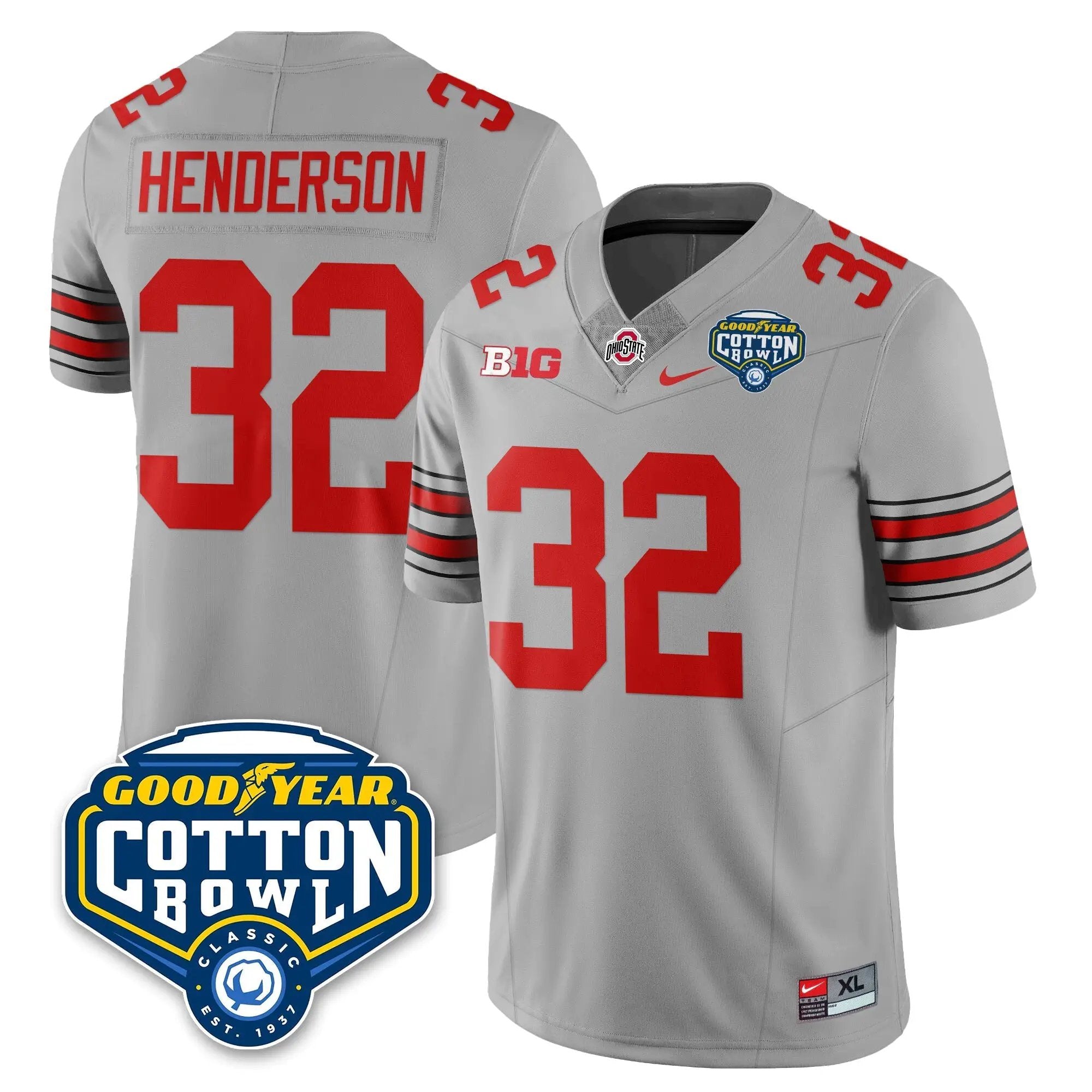 OSU Football Vapor Limited Jersey - Cotton Bowl by Ohio State Buckeyes