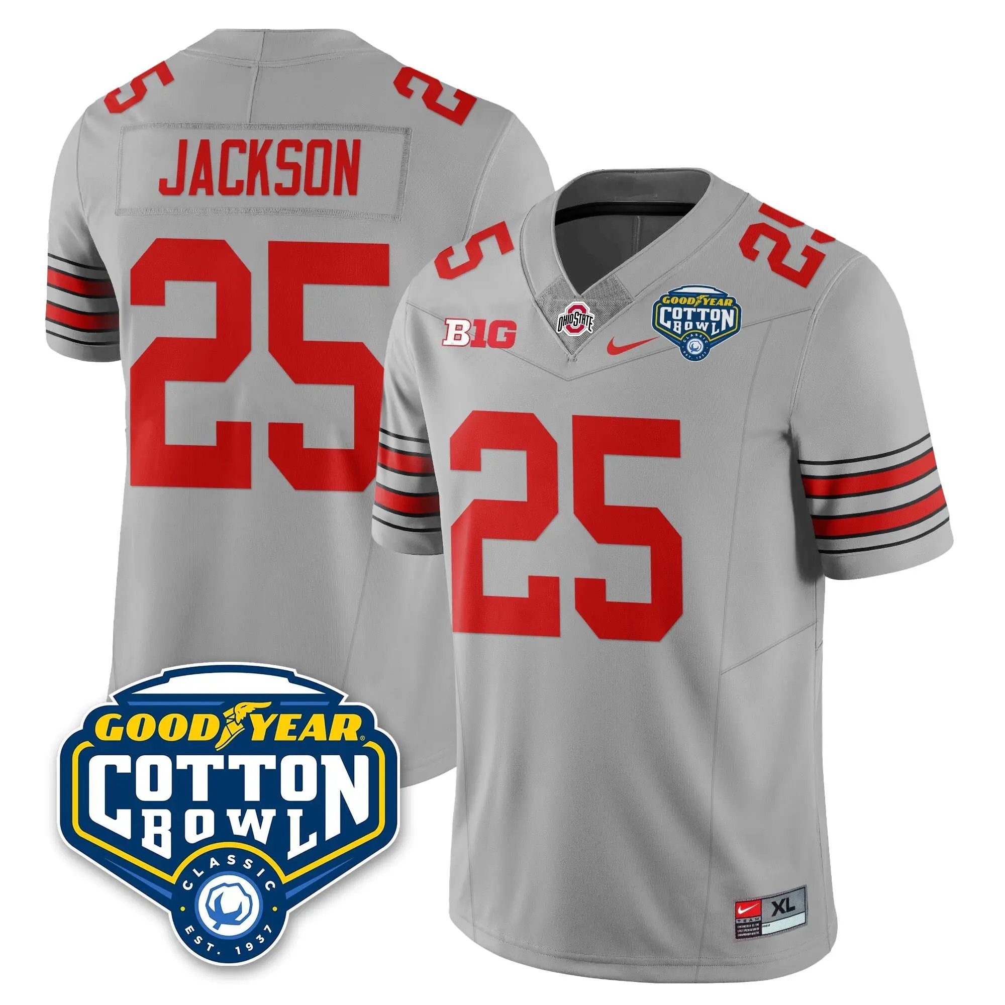 OSU Football Vapor Limited Jersey - Cotton Bowl by Ohio State Buckeyes