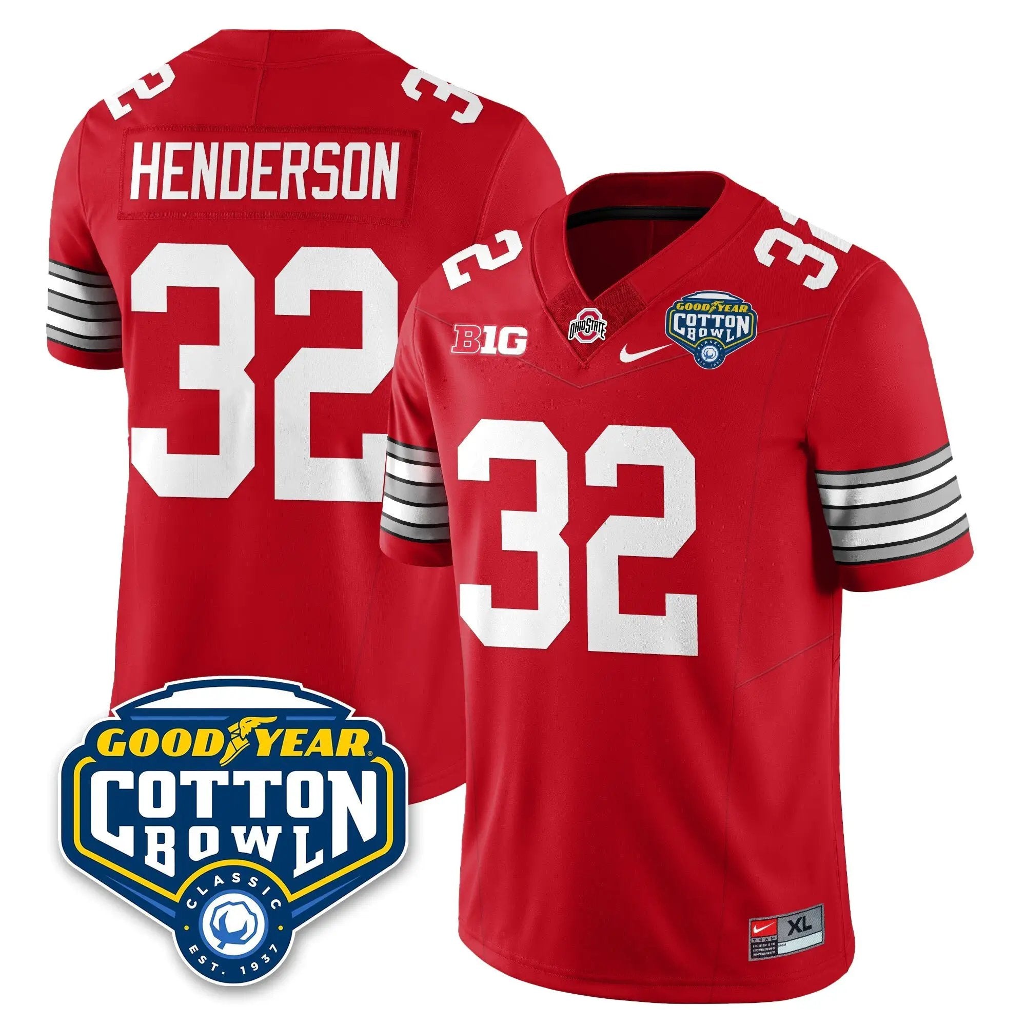 OSU Football Vapor Limited Jersey - Cotton Bowl by Ohio State Buckeyes