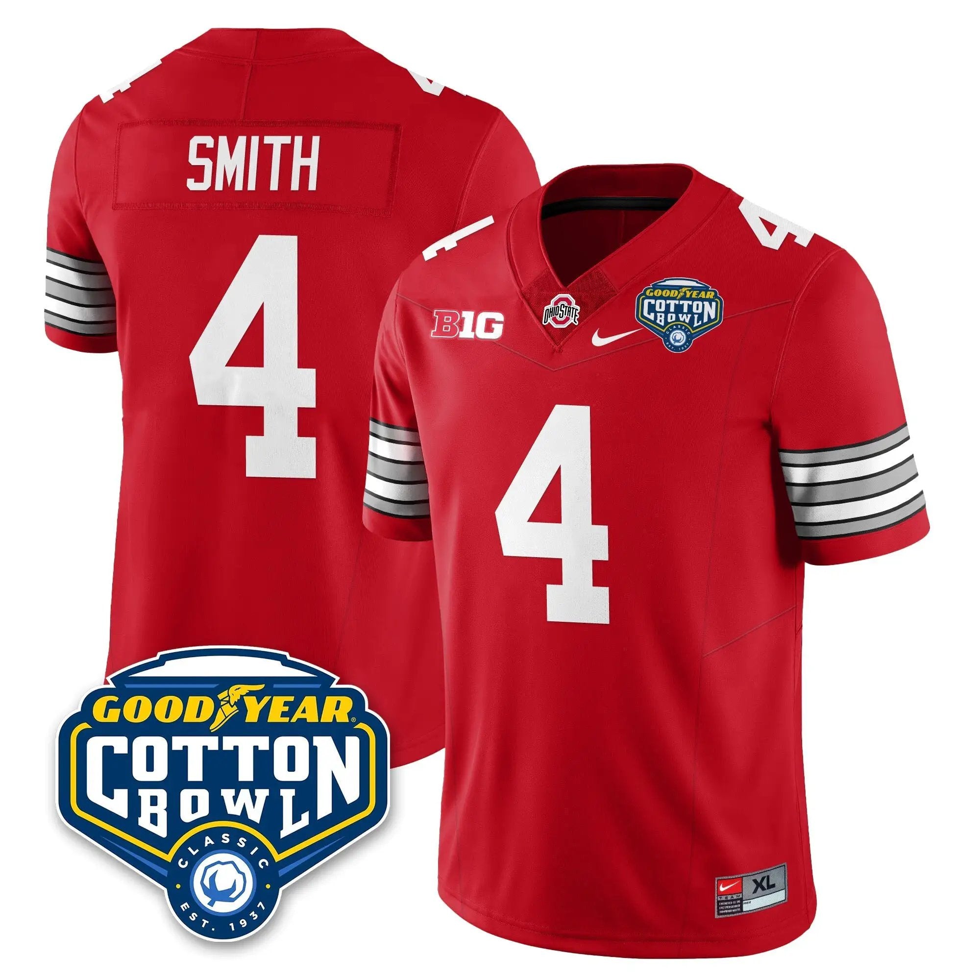 OSU Football Vapor Limited Jersey - Cotton Bowl by Ohio State Buckeyes