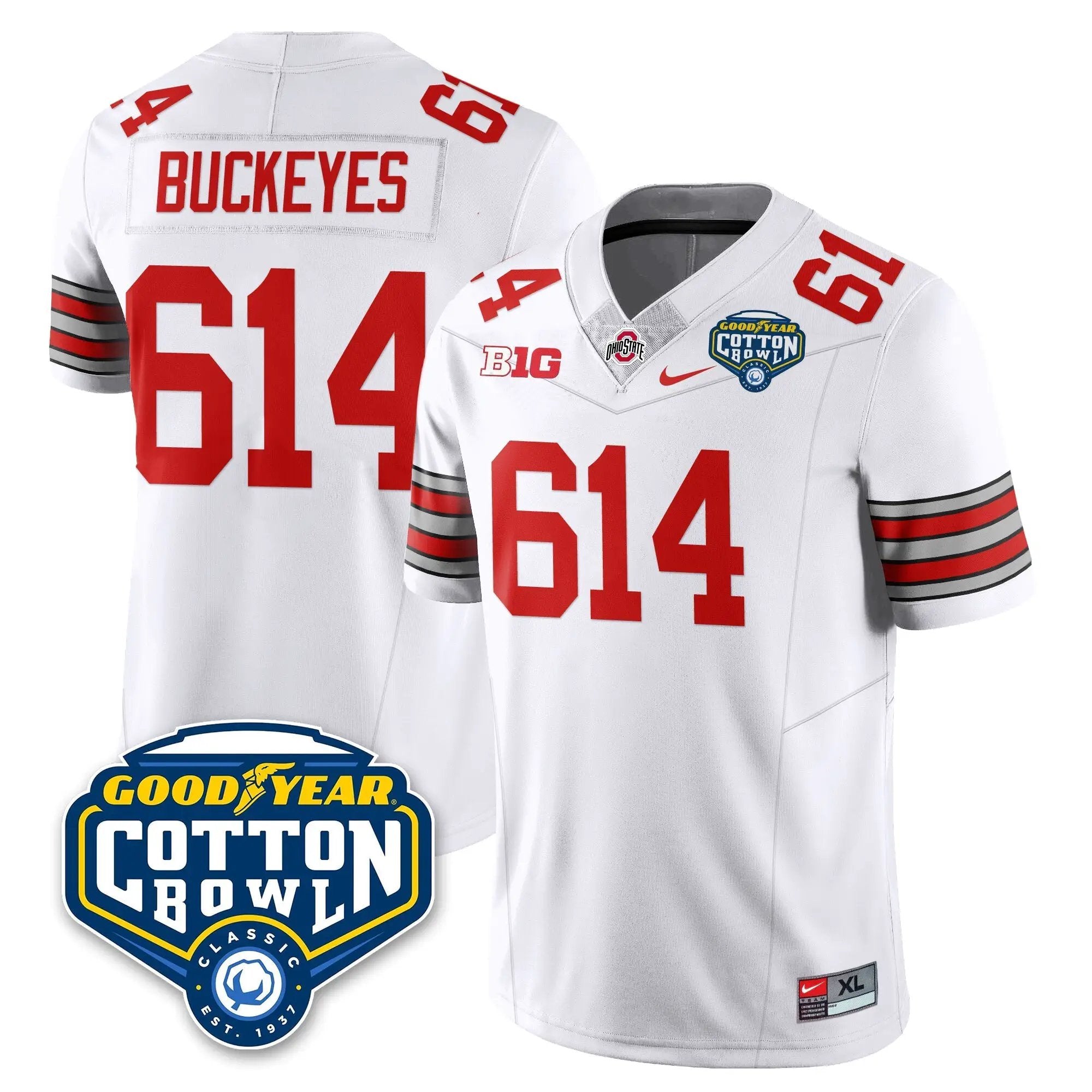 OSU Football Vapor Limited Jersey - Cotton Bowl by Ohio State Buckeyes
